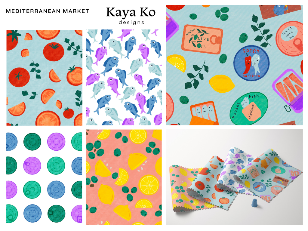 Mediterranean Market Collection by Kaya Ko Designs