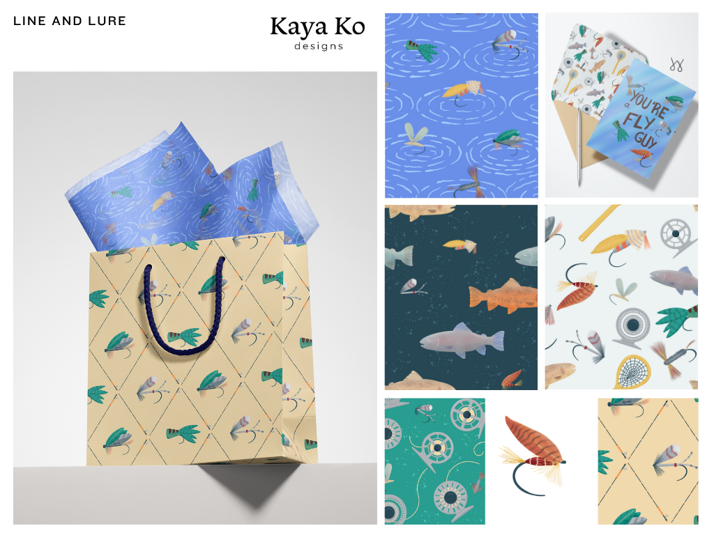Line and Lure Collection by Kaya Ko Designs