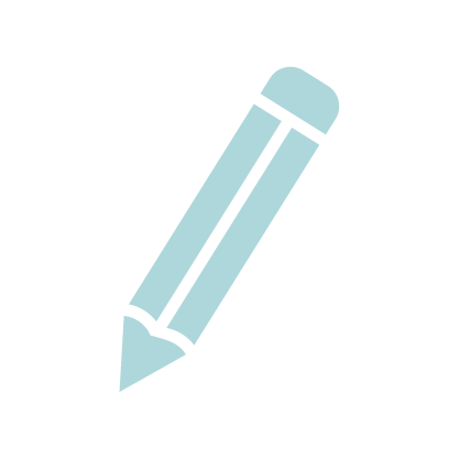 Light blue pencil icon