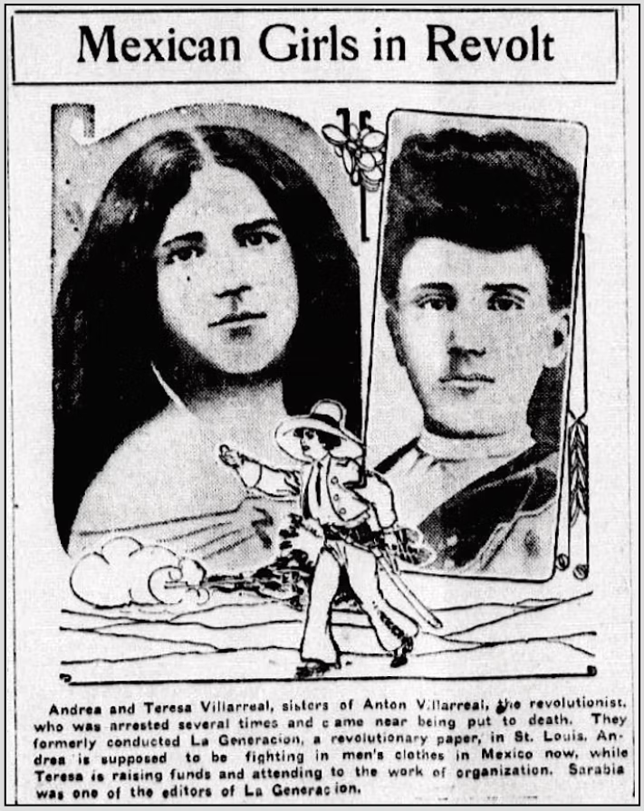  Andrea and Teresa as depicted in the Missoulian, March 19, 1911  
