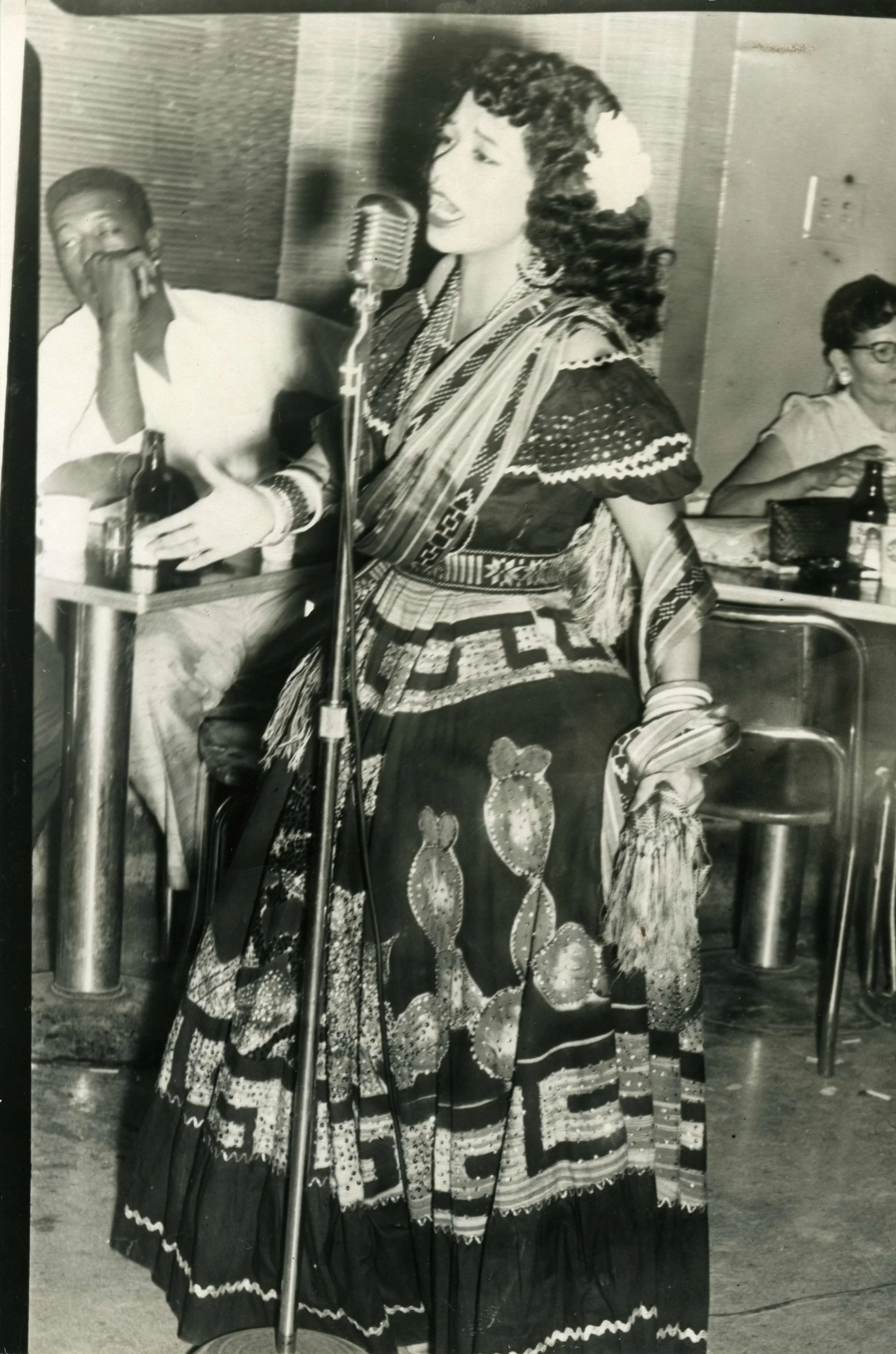 Beatriz Llamas, in performance, Courtesy Esperanza Peace and Justice Center, San Antonio, Texas