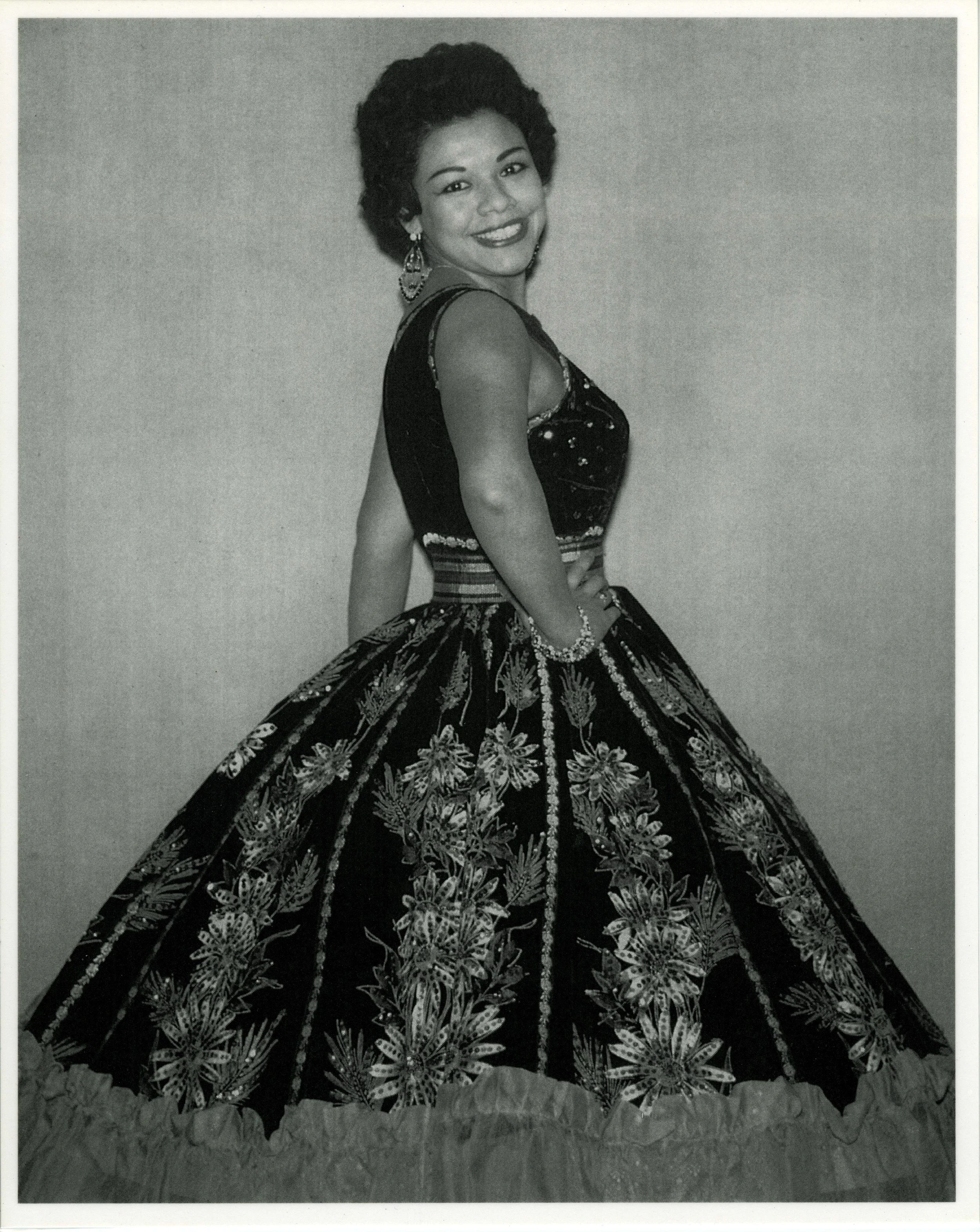 Beatriz Lamas, early in her career, Courtesy Esperanza Peace and Justice Center, San Antonio, Texas