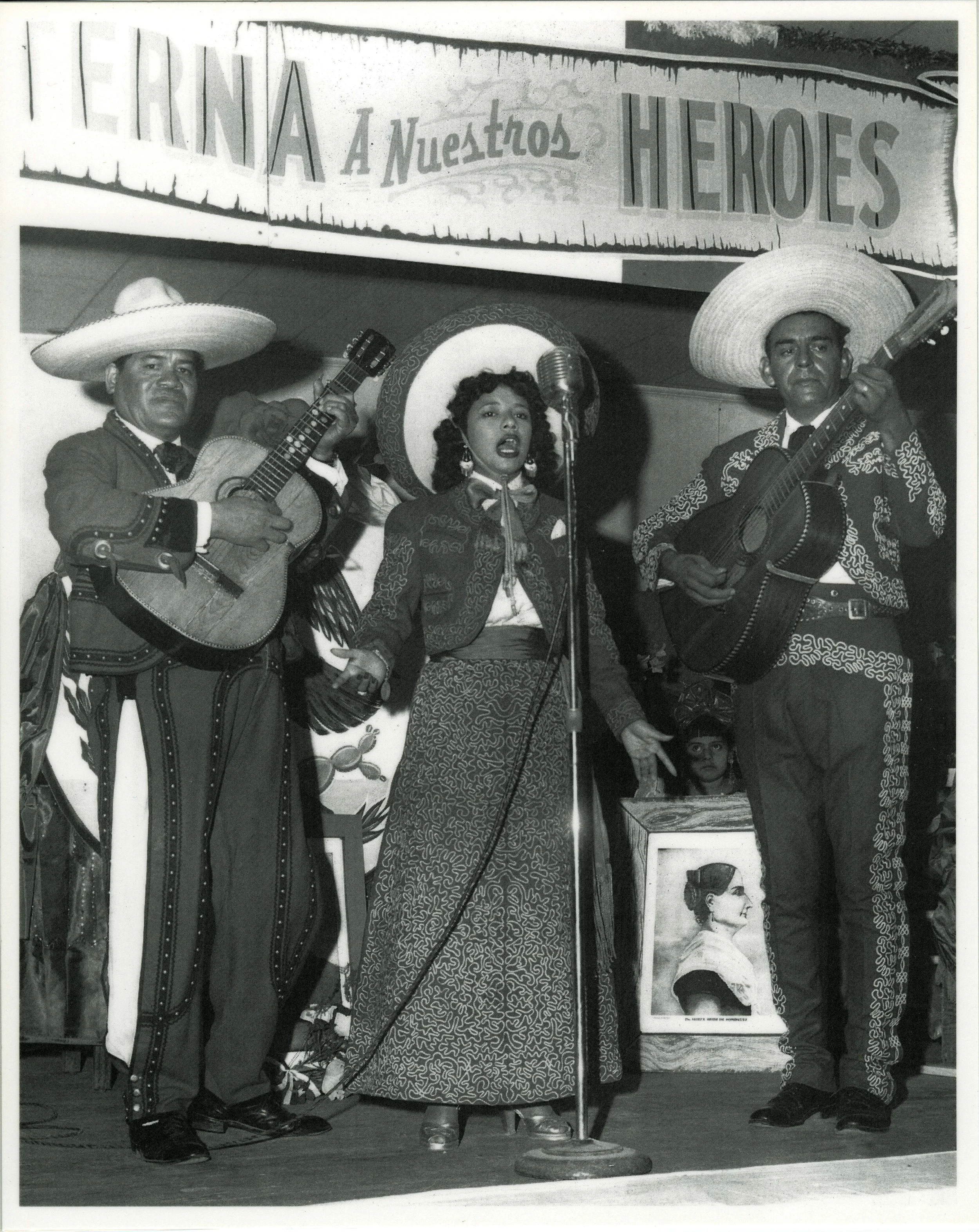 Beatriz Lamas, early in her career, Courtesy Esperanza Peace and Justice Center, San Antonio, Texas