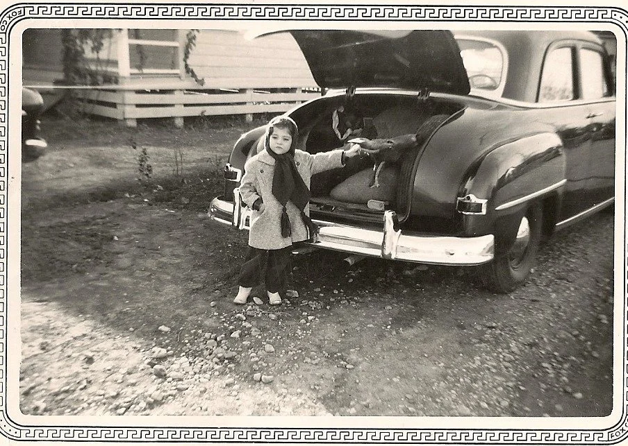 "Me with the deer the neighbor hunted and brought home so the whole neighborhood could have venison tamales!!", On San Fernando Street
