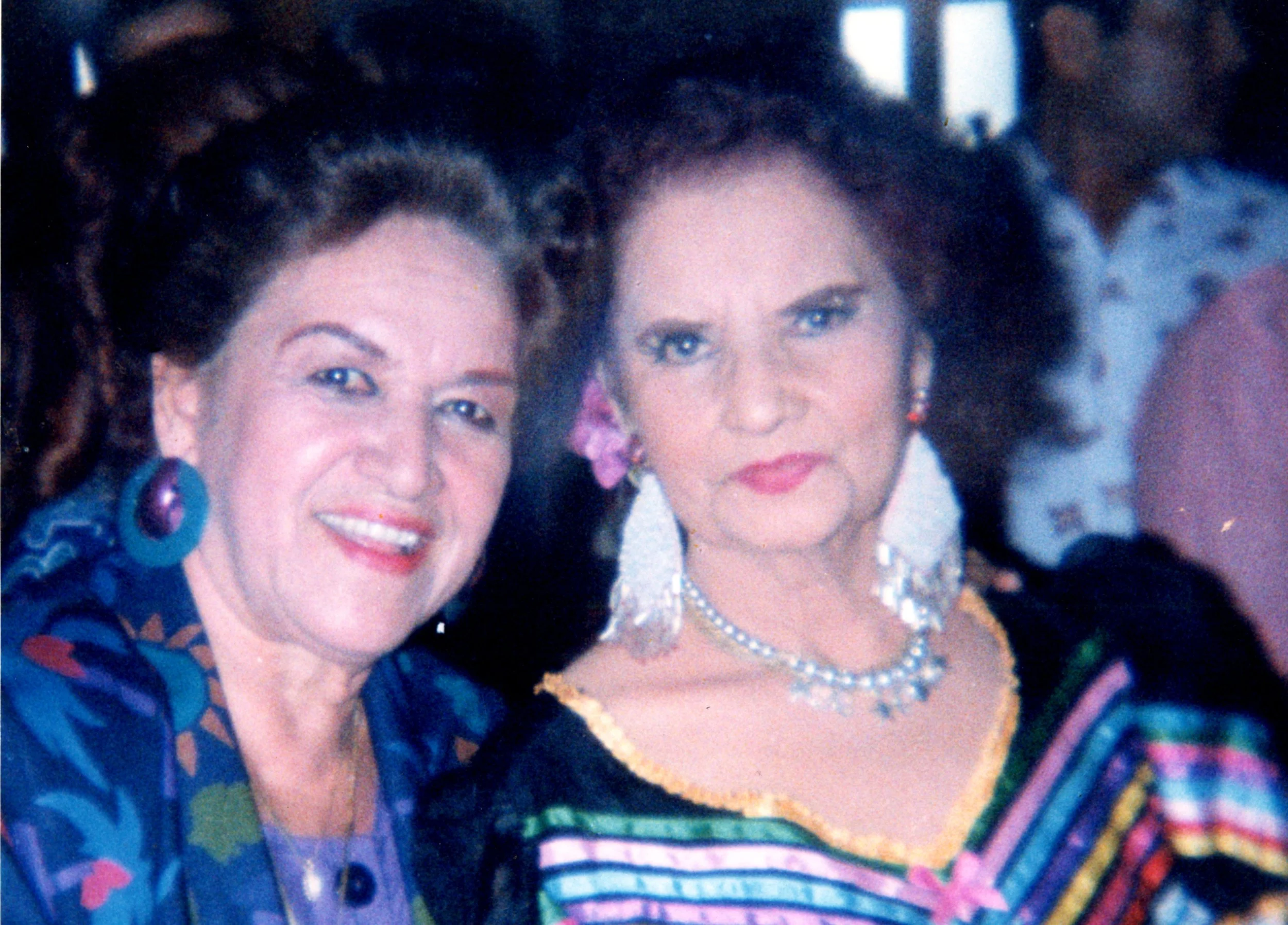 Rita Vidaurri and Lydia Mendoza at a tribute event for Lydia Mendoza at the Esperanza Peace and Justice Center, 2001, Courtesy Esperanza Peace and Justice Center, San Antonio, Texas