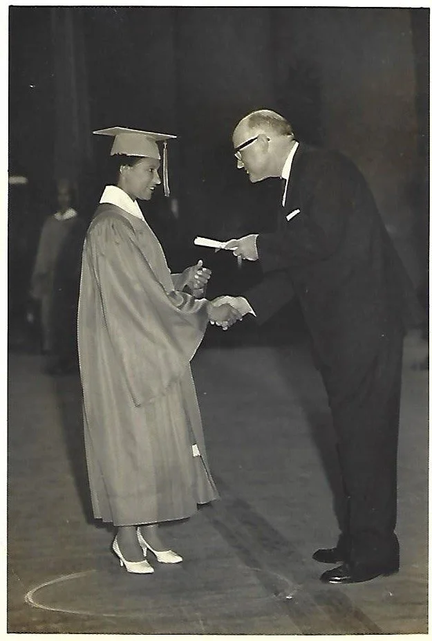 Graduation from Fox Tech High School,  1961