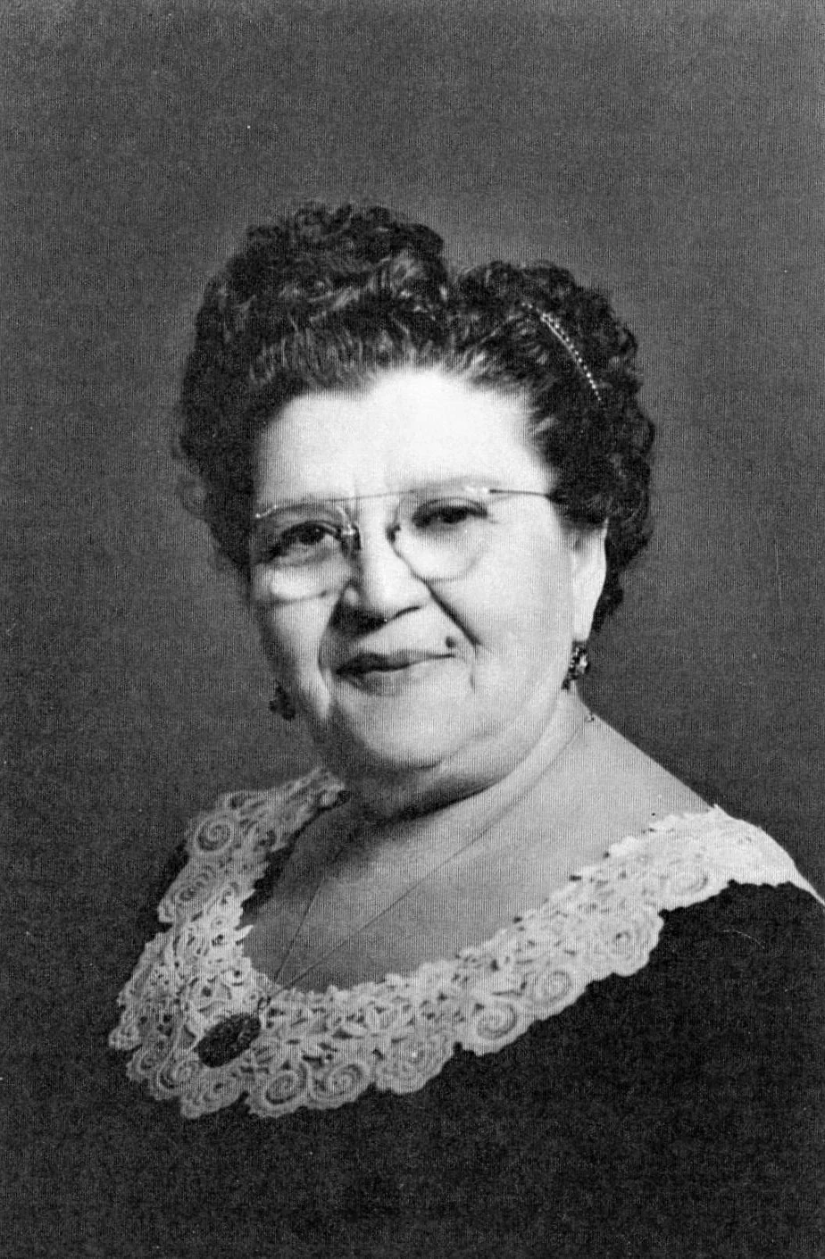 Portrait of Agapita Ramos Bonilla, Romana's daughter, who also became a midwife.