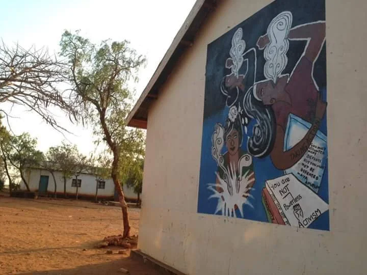 Mural on "You Are Not Powerless" in Tanzania, sponsored by Peace Corps, 2016, Courtesy of Mary Agnes Rodríguez 