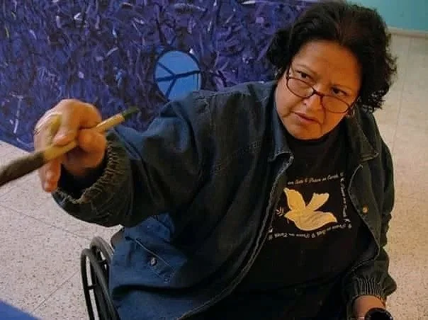 Mary Agnes at work, Courtesy of Mary Agnes Rodríguez 
