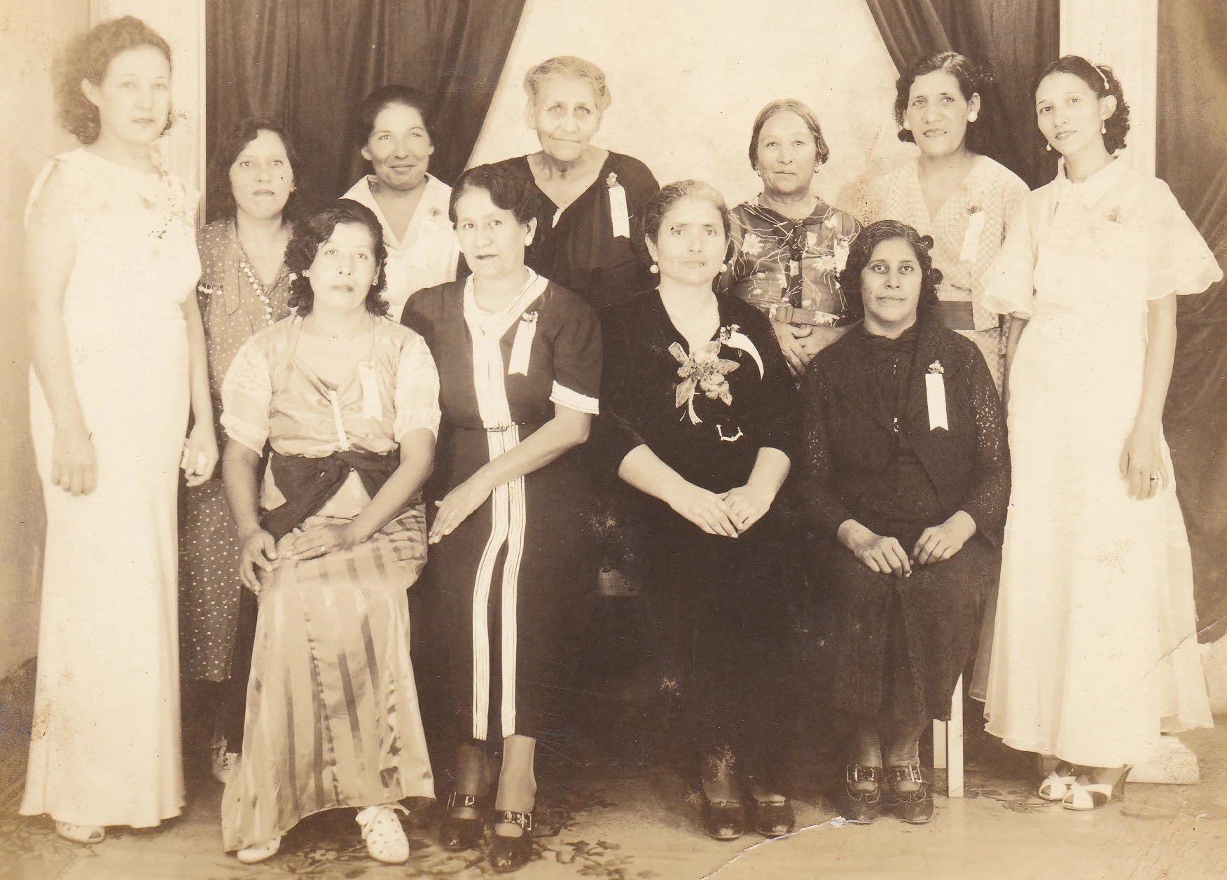 The women of the Orden Caballeros de América in 1935