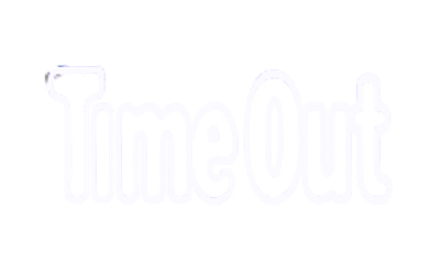 Time Out logo in white text with a black background.