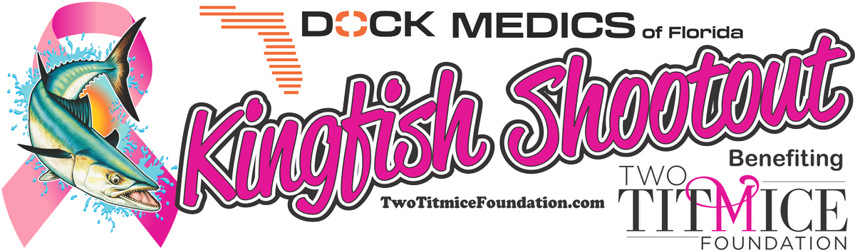 Kingfish Shootout Logo benefiting Two Titmice Foundation Sponsored by Dock Medics of Florida