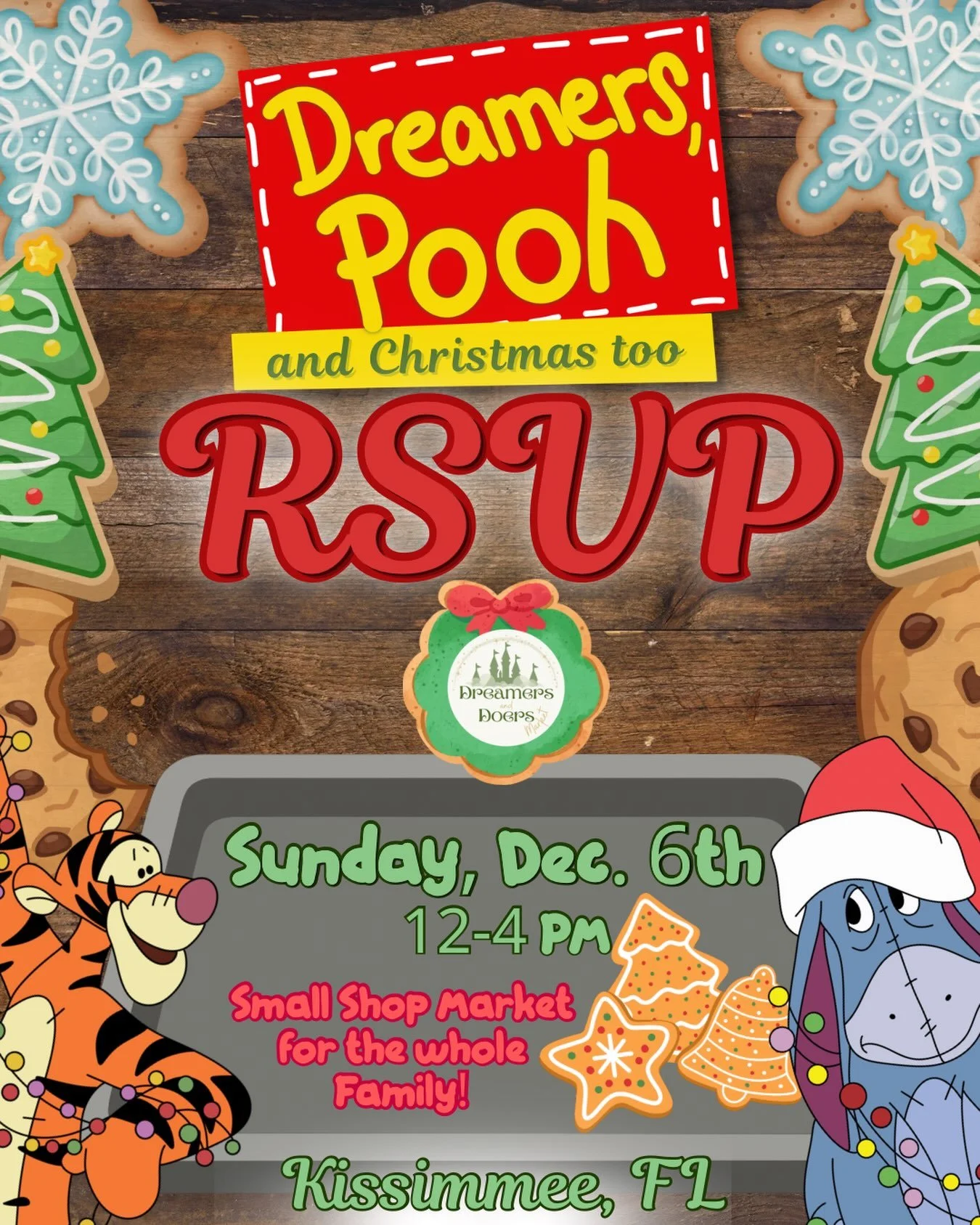 ✨RSVP is open now for the Dreamers, Pooh and Christmas Too Market🍯🎄

Go to the link in our bio NOW to find info on our November, December and February events!🔗

🐻☃️Dreamers, Pooh and Christmas Too Market
🗓️Sunday December 6th
⏰Free Admission: 12