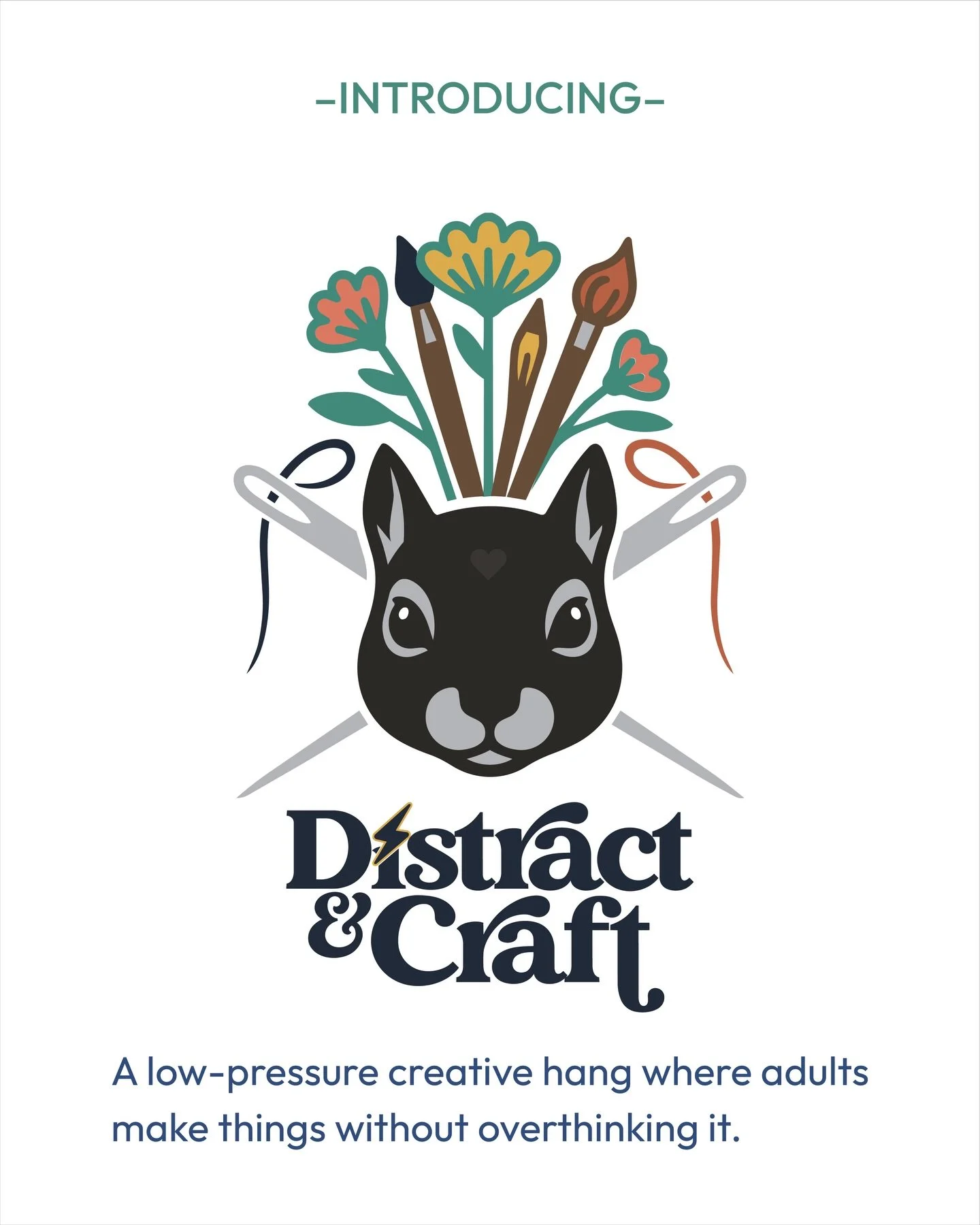Distract &amp; Craft is a low-pressure creative hang designed by ADHD artist @martha.valenta . We&rsquo;re neurospicy-friendly, and open to everyone 18+.

Make things without overthinking it.

Remember that craft you saved on Instagram six months ago