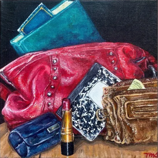 "Say Goodnight Graice" 3/3 - acrylic on canvas