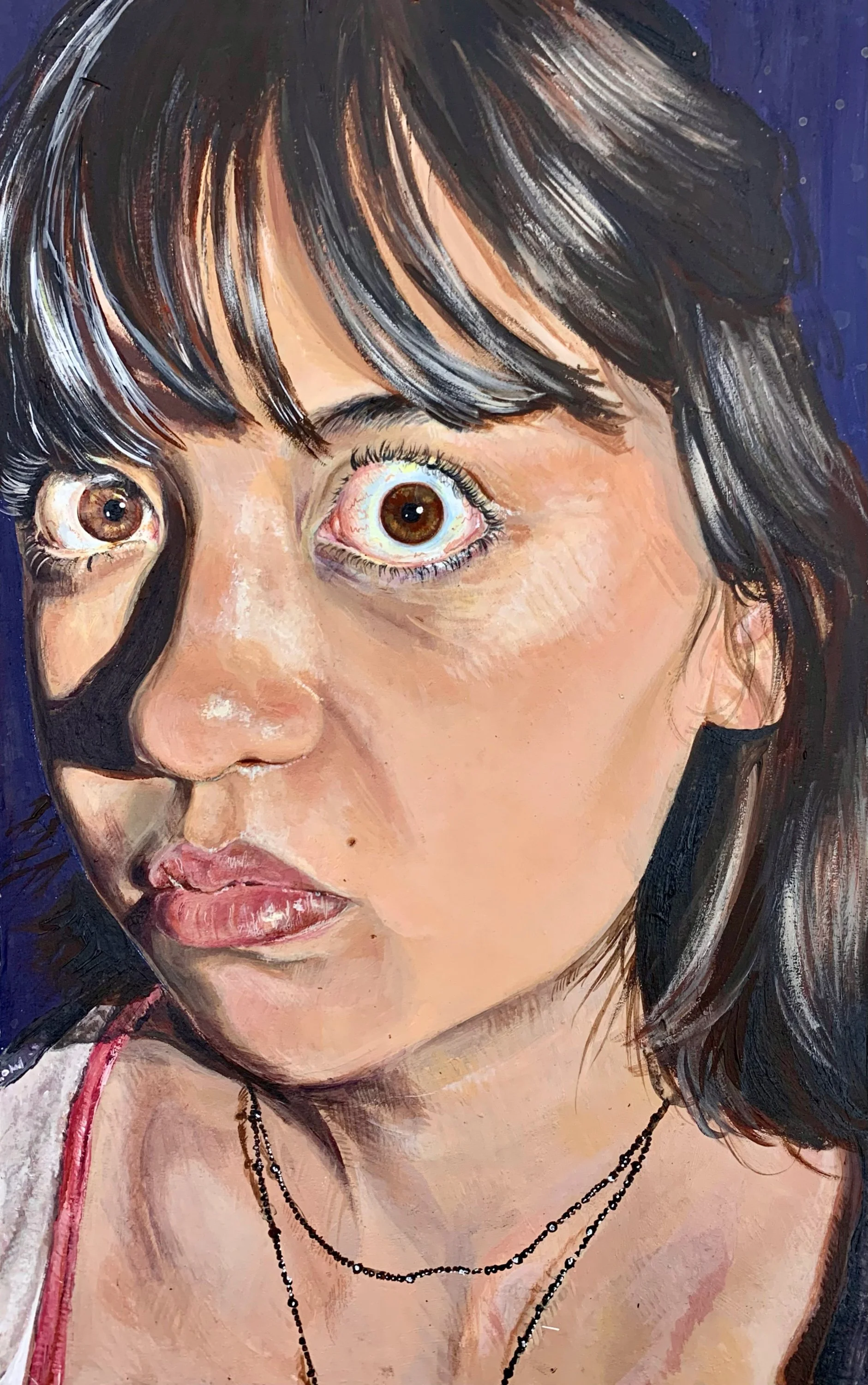 "Myla"- acrylic on illustration board 