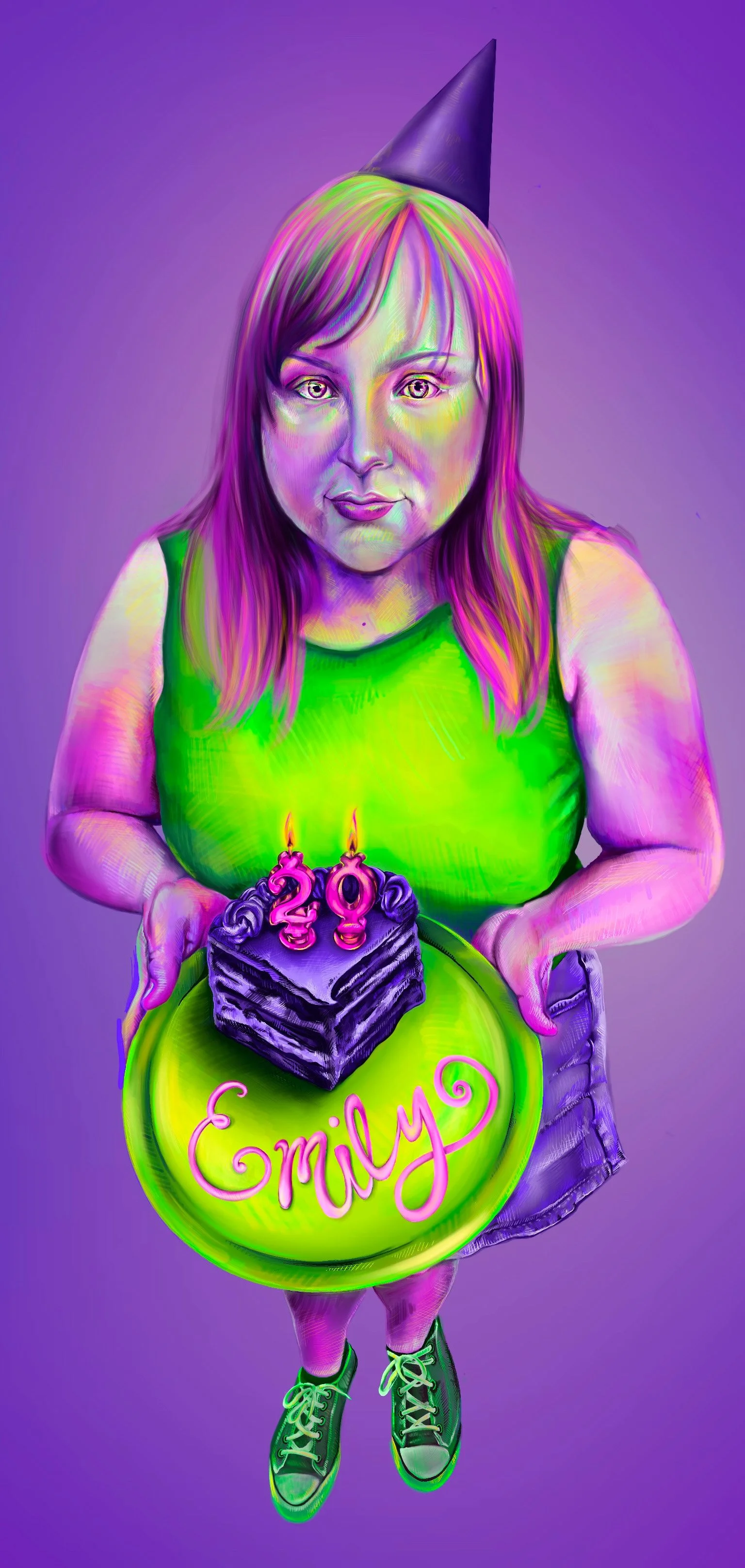 "Happy Birthday Emily" - digital