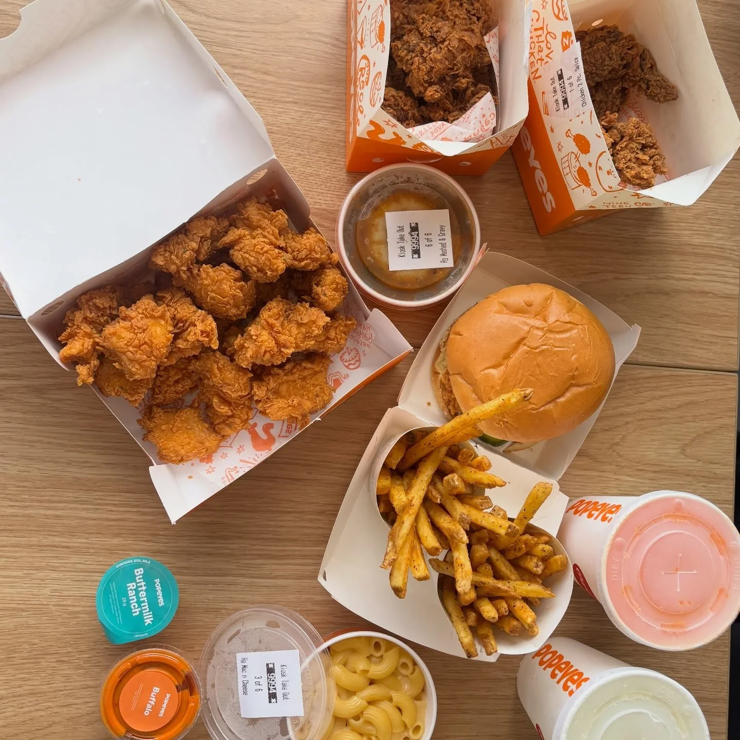 Nugget perfection at Popeyes, trust me 😗👍🏼