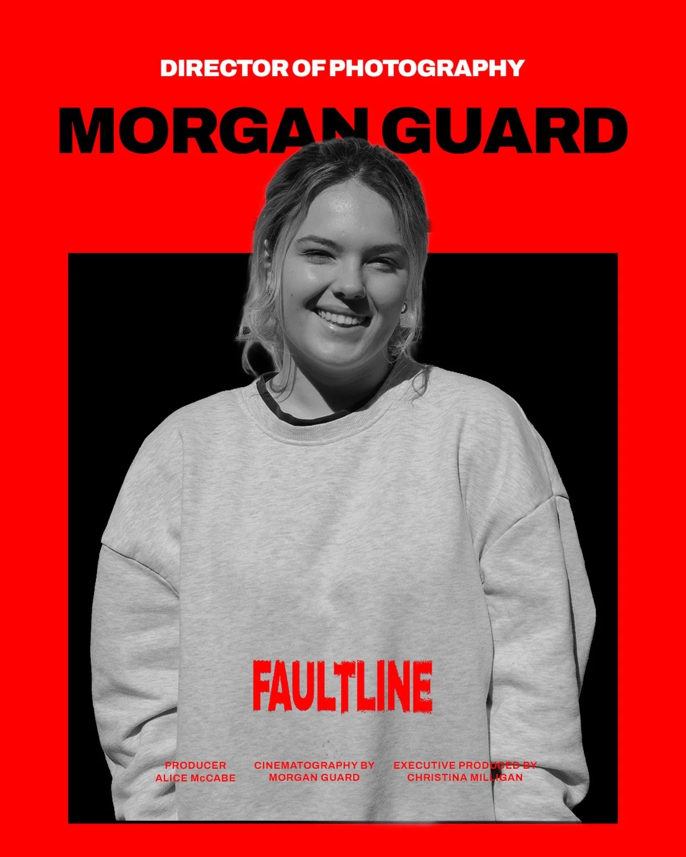 Morgan Guard | Director of Photography

Meet Morgan 🎥
Our director of photography, wrapping up screen production at AUT. Morgan is the eye behind the lens, taking a tense, high-stakes story and translating all that emotion and pressure into insanely