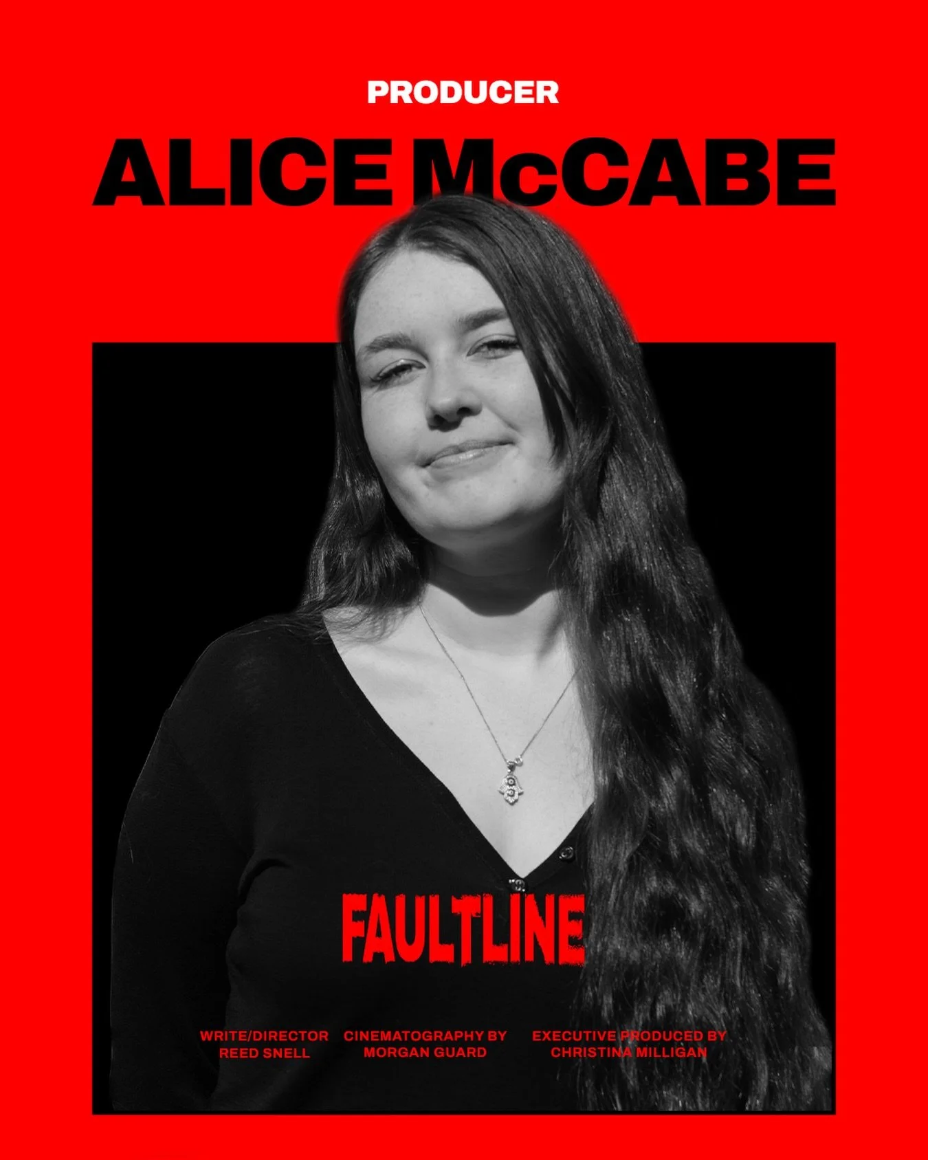Alice McCabe | Producer

Meet Alice🎬
Producer, writer, director, and current screen production student at AUT. Alice is the main engine keeping Faultline running, bringing the heavy story of family, sacrifice, and survival from the page to the scree