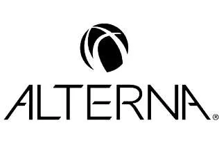 ALTERNATE logo with stylized globe and text underneath