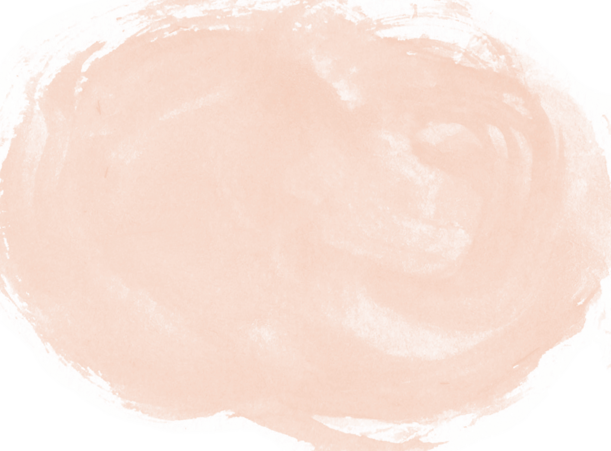 A close-up image of a plain, round, pink shape.