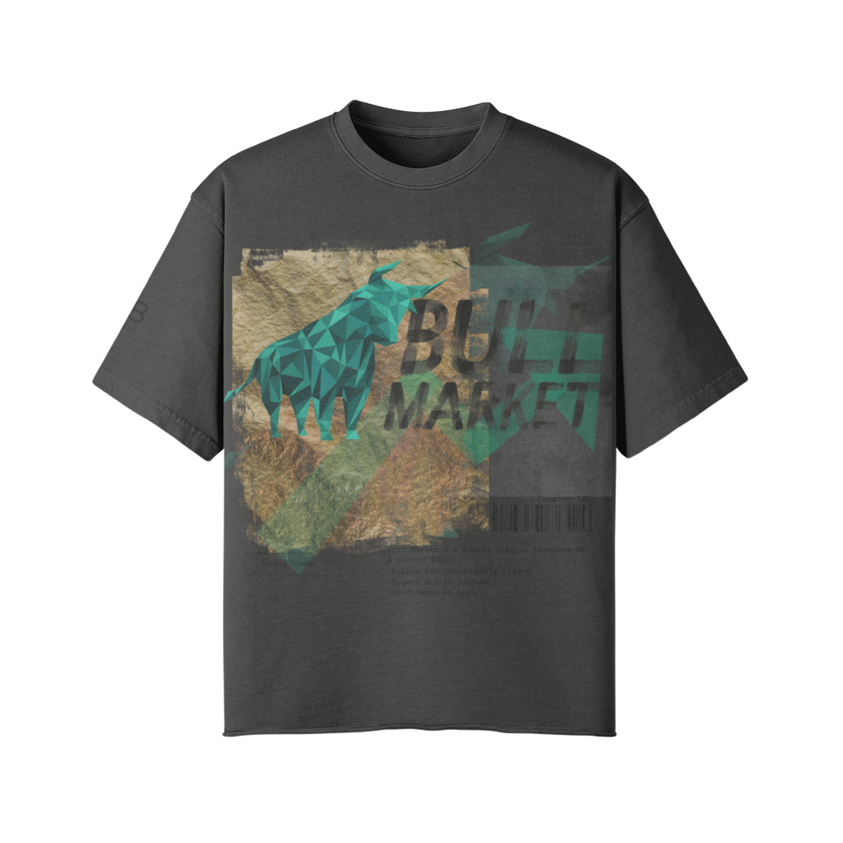 Unisex Vintage Oversized Bull Market Tee