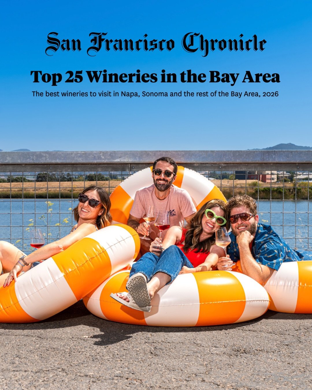 Wow!!! What an honor to wake up this morning to the news that The River Club was named one of the top 25 wineries in the Bay Area for a second year in a row. Feels like we&rsquo;ve won an Oscar&hellip; &ldquo;it&rsquo;s an honor just to be nominated!