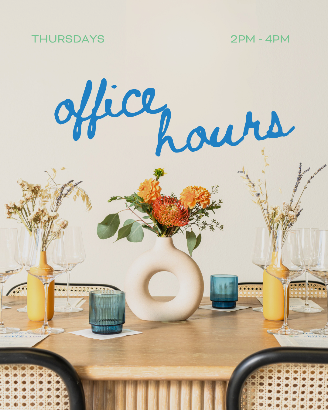 Office Hours at The River Club Napa