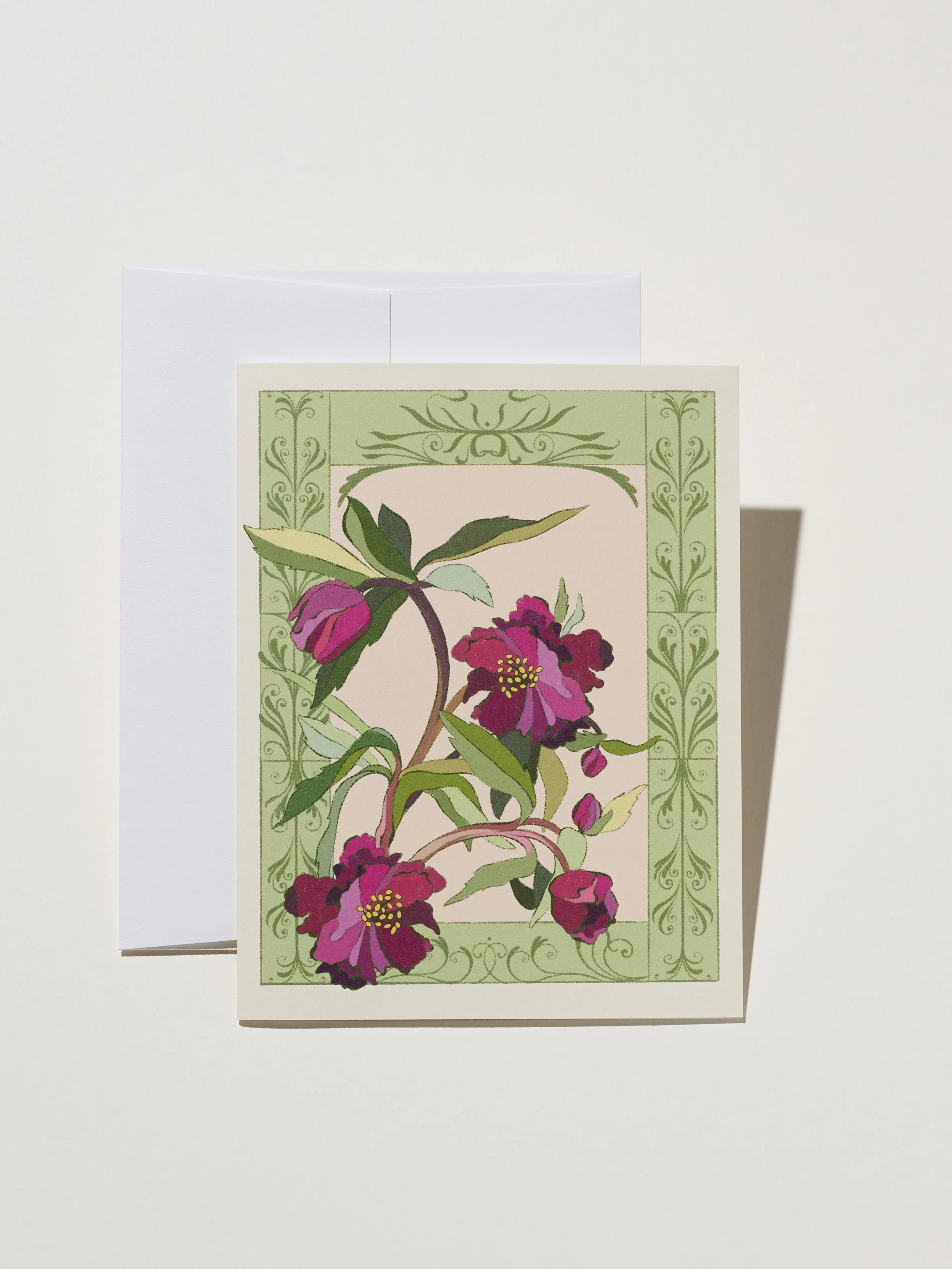 Art Nouveau Hellebore