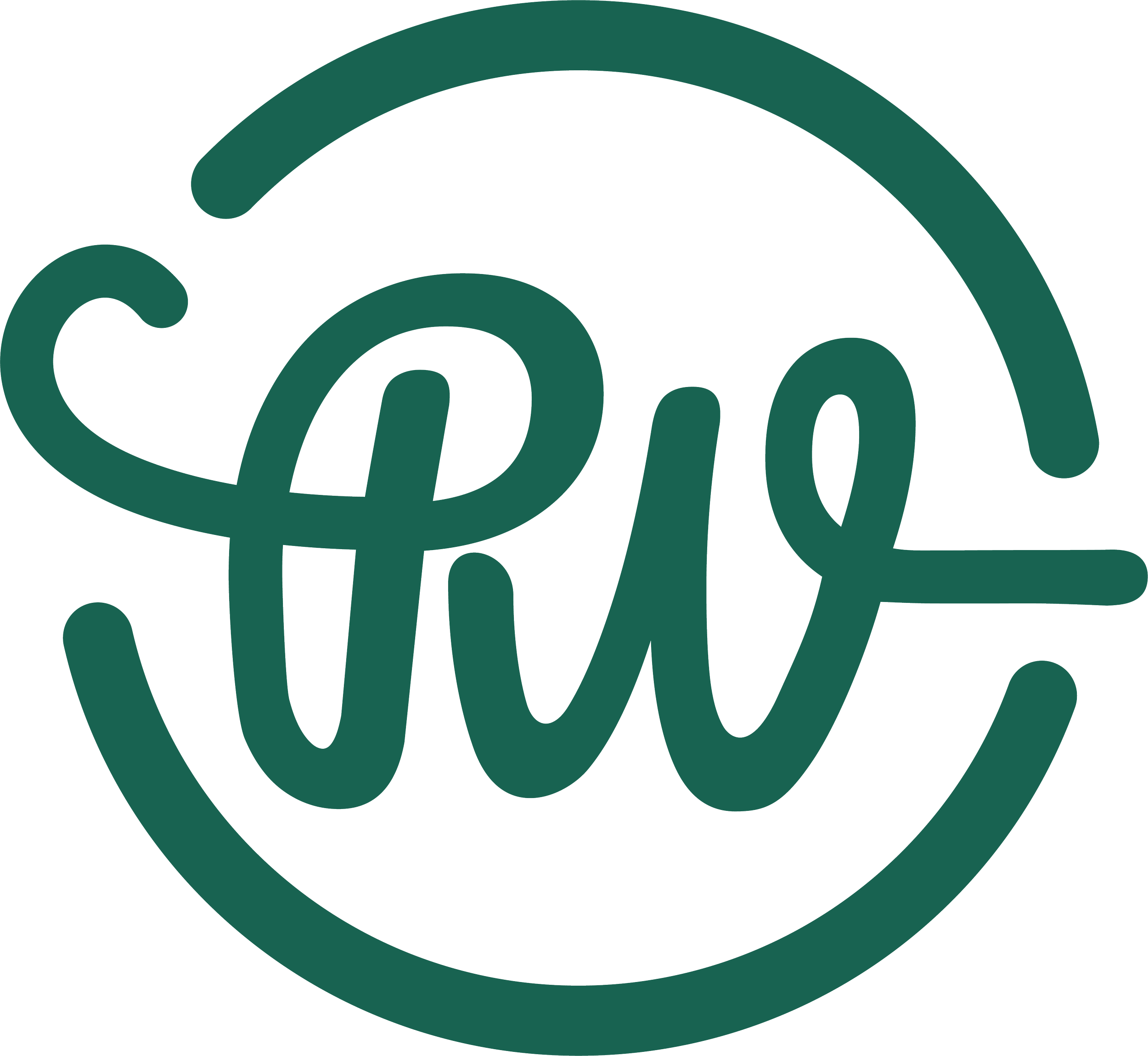 The Payne Westwood logo icon, a cursive rendering of the letters P and W in a lovely green shade