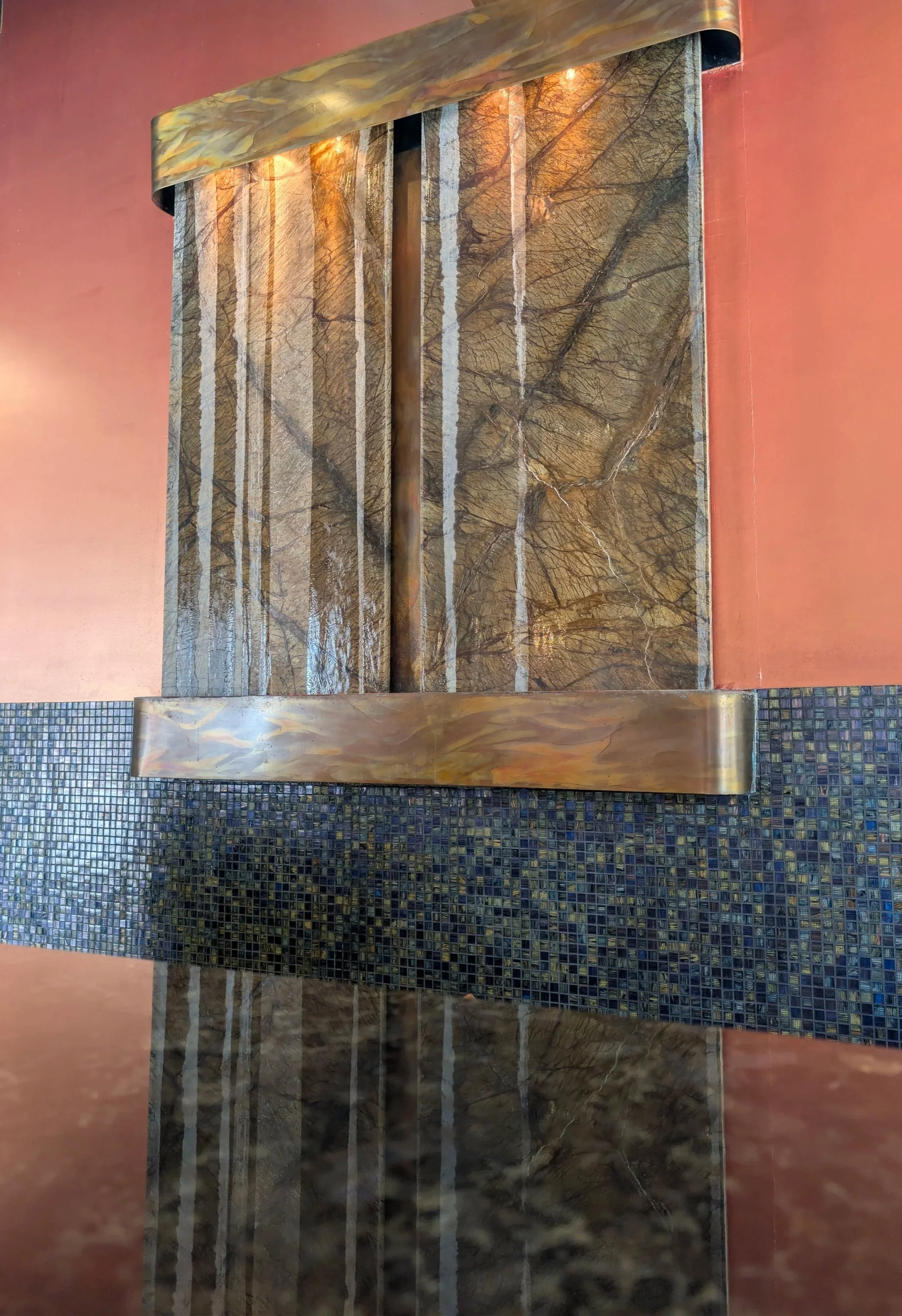 Owa Vida Wellness Spa Beautiful Waterfall Interior Decor