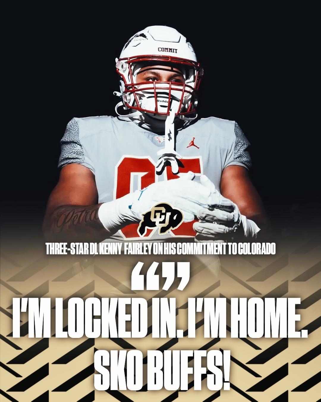 Behind The Commitment: three-Star DL Kenny Fairley Talks Colorado Commitment