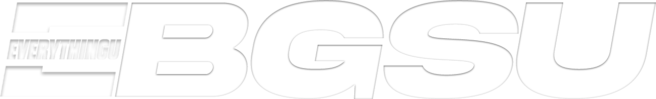 Logo for BGSU with the words 'Everything U' in italicized font.