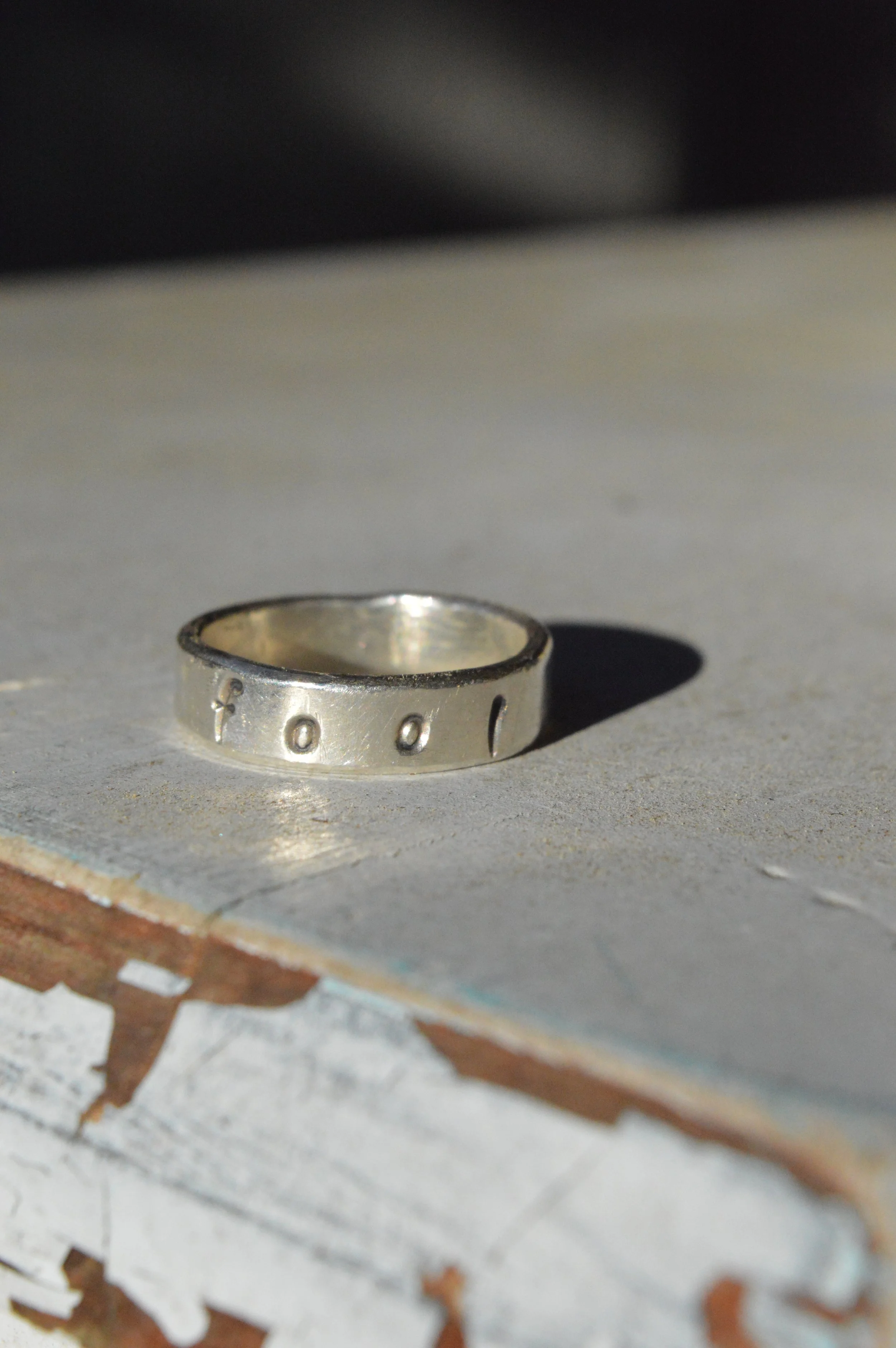 Custom Silver Stamp Ring