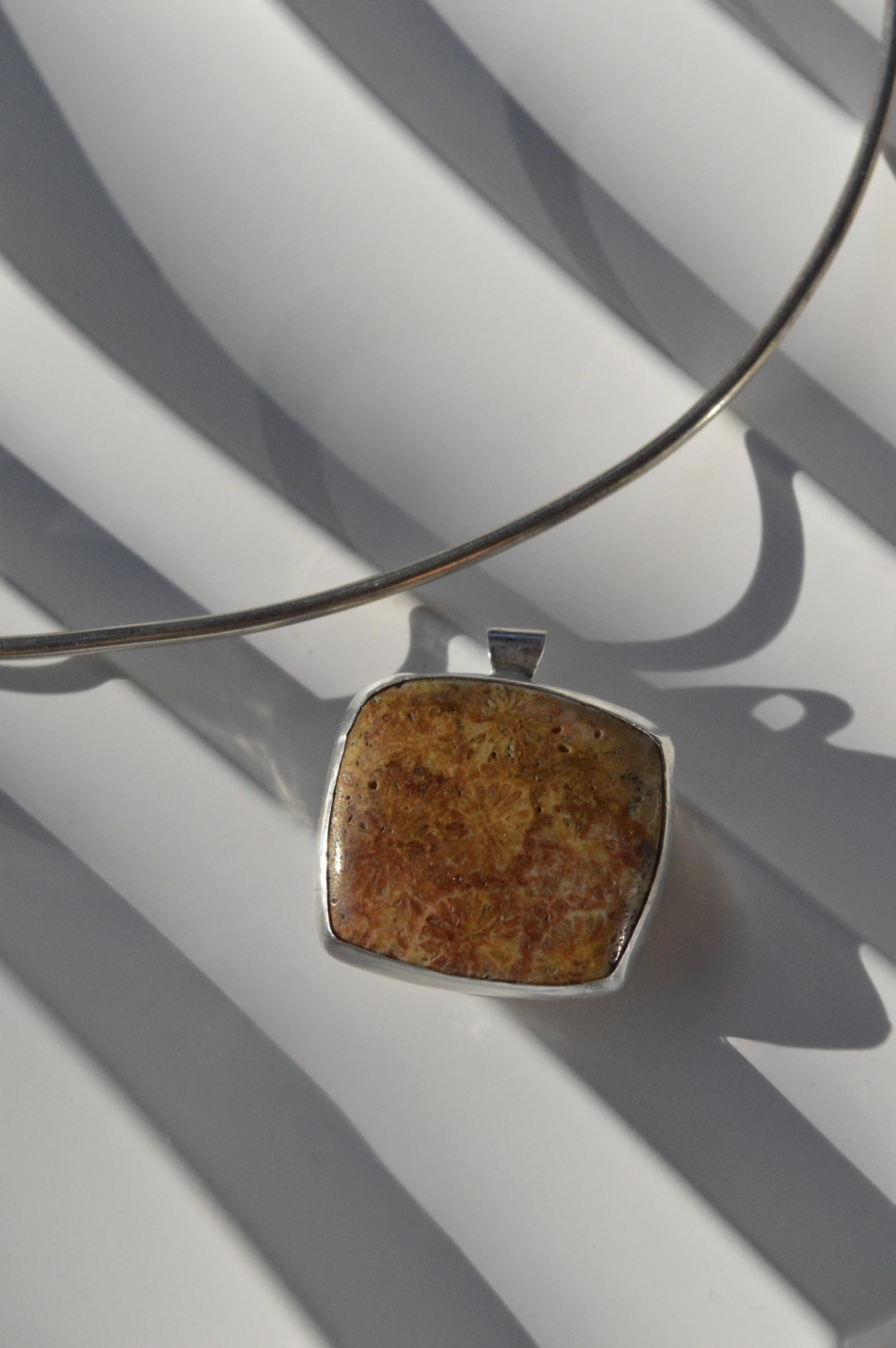 Coral Chunk Charm