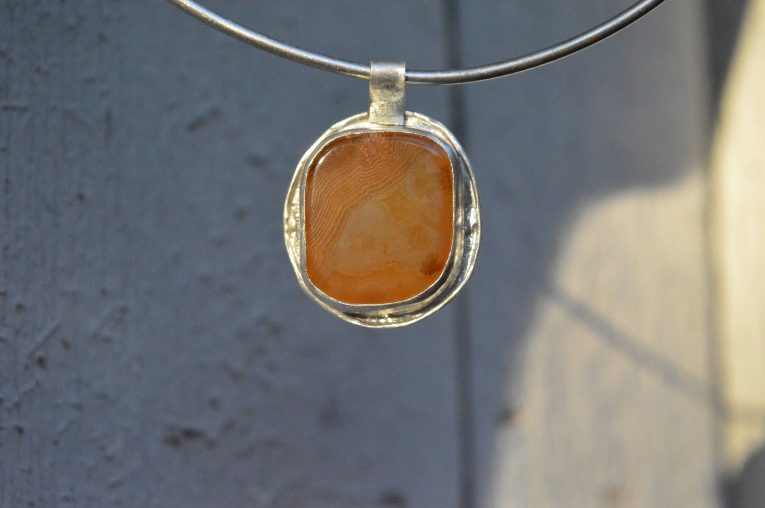 Amber Chunk Charm