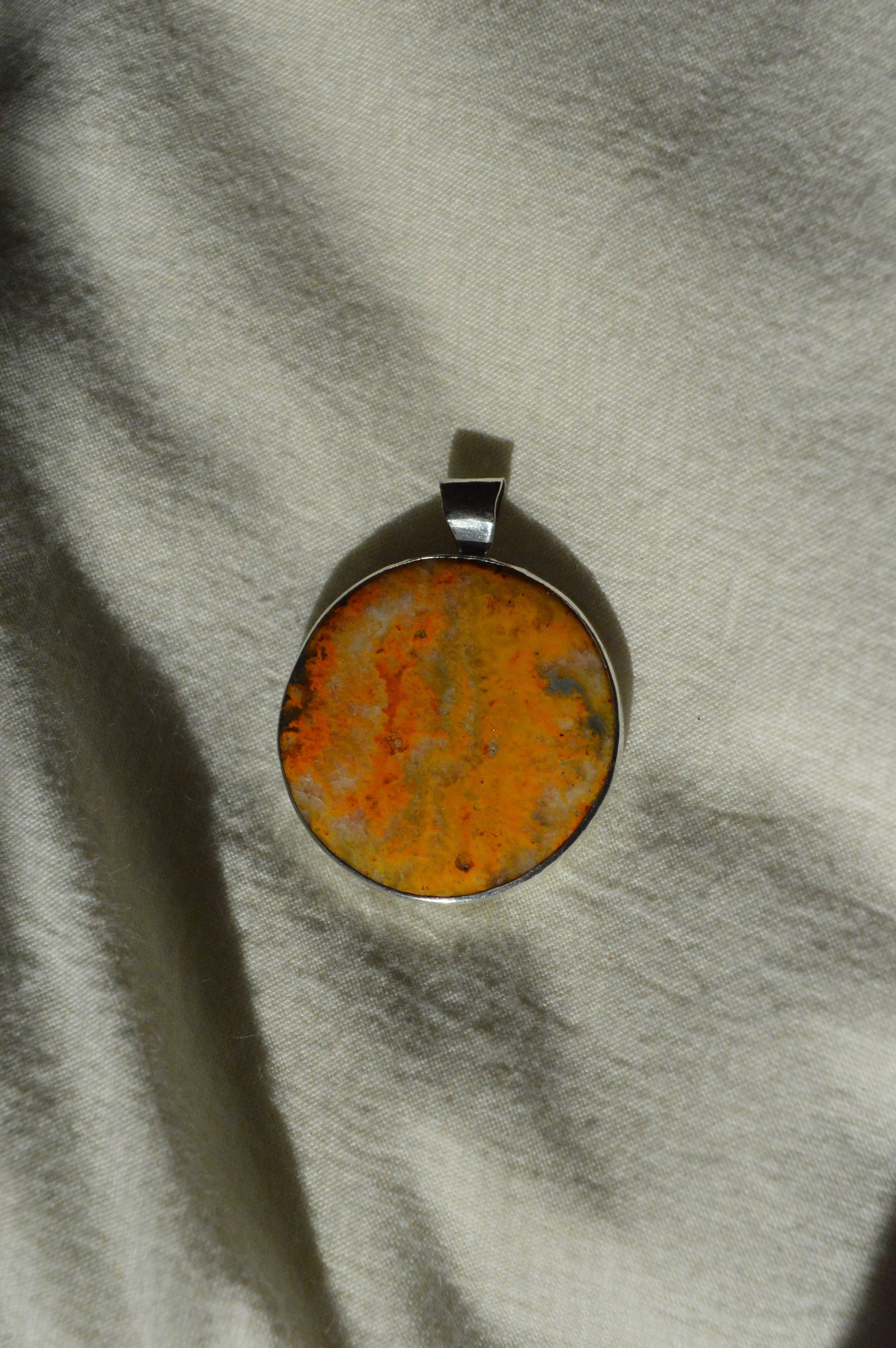 Jasper Sun Pendant