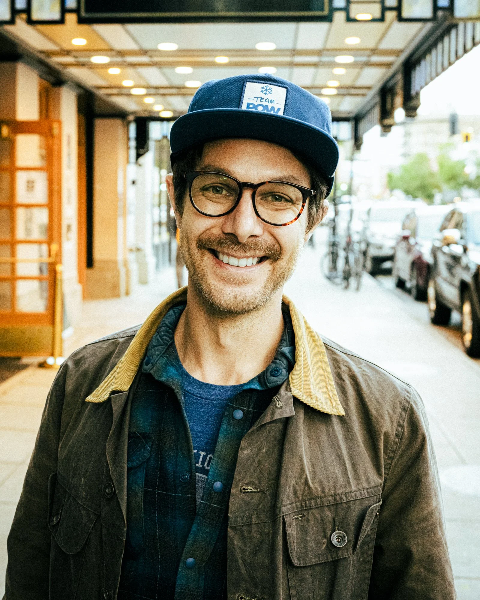 Portrait of photography and director Kaare Iverson - shot outside of a theater in Bozeman Montana during the screening of his film, Punchline, produced for the environmental non-profit Protect Our Winters.