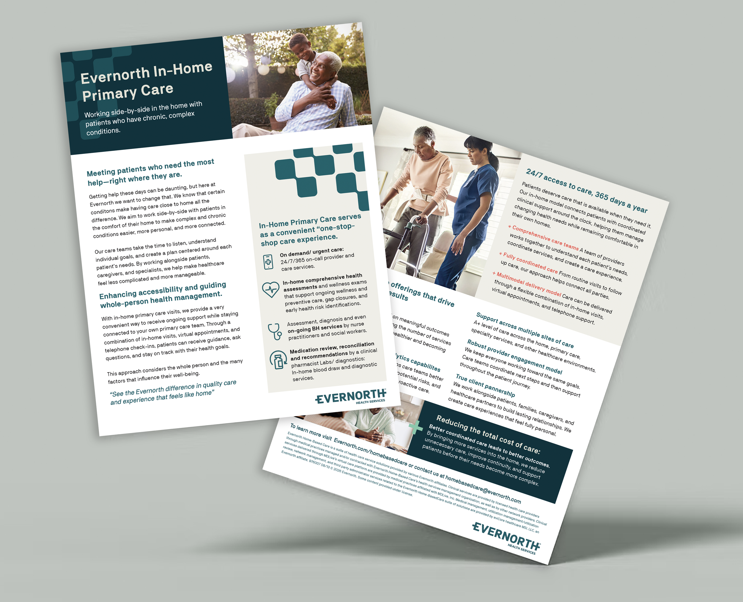 Evernorth Health Services: In-Home Healthcare Flyer