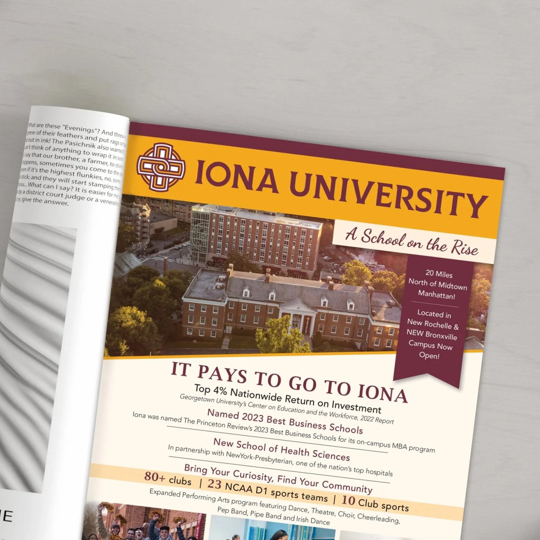 Iona University Branding