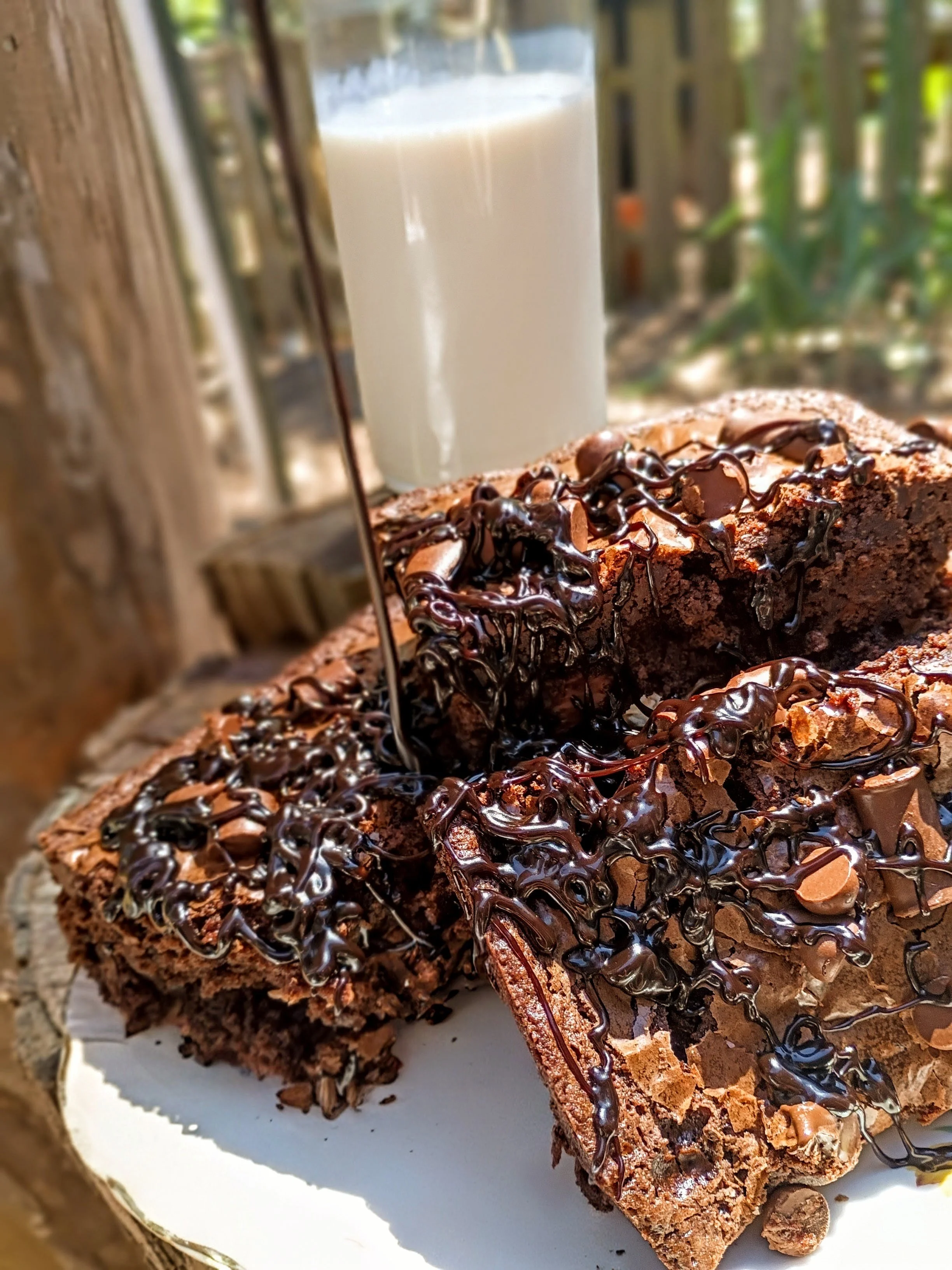Trippple Chocolate Brownie.