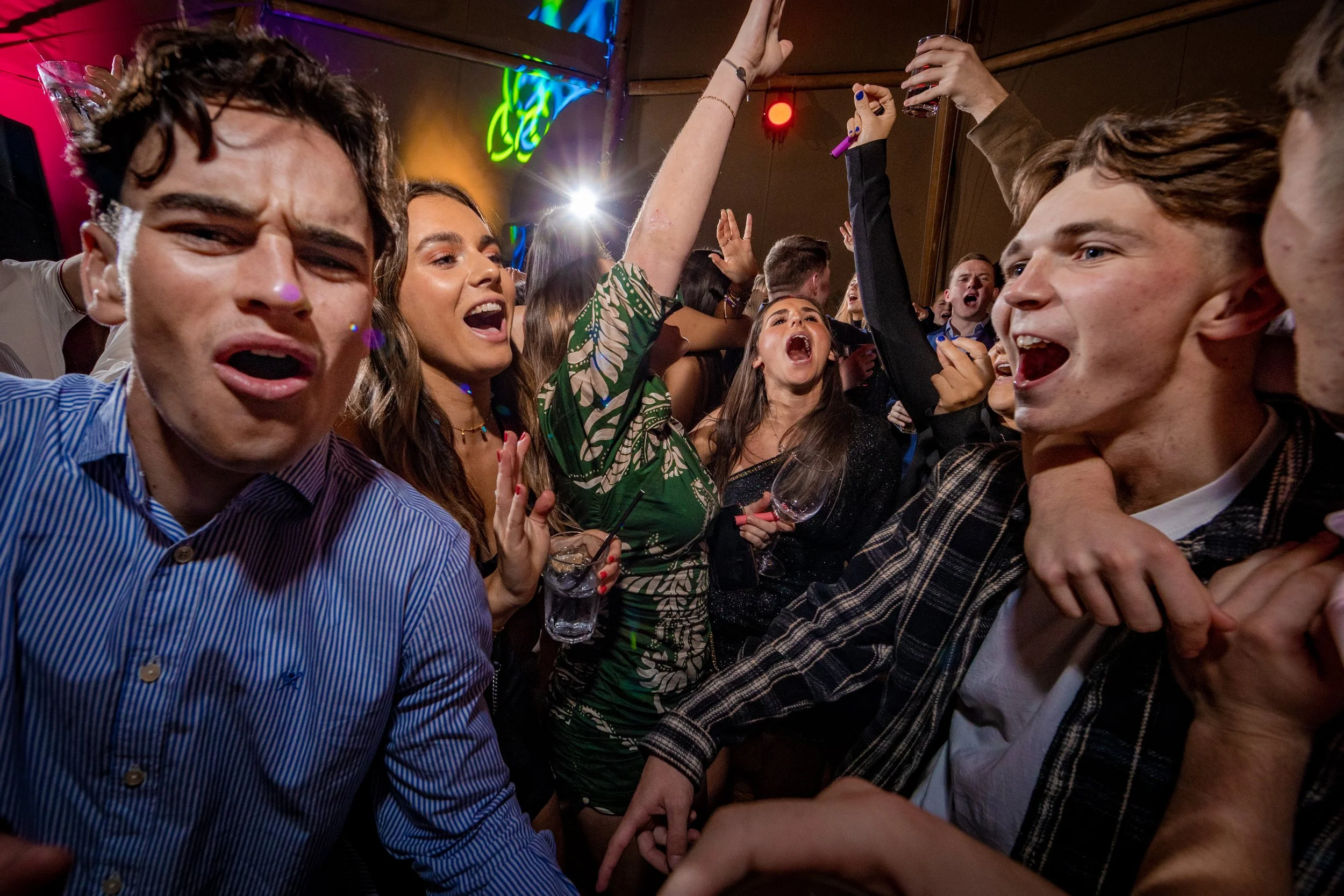 kids dancing on dance floor at 21st birthday party in leeds