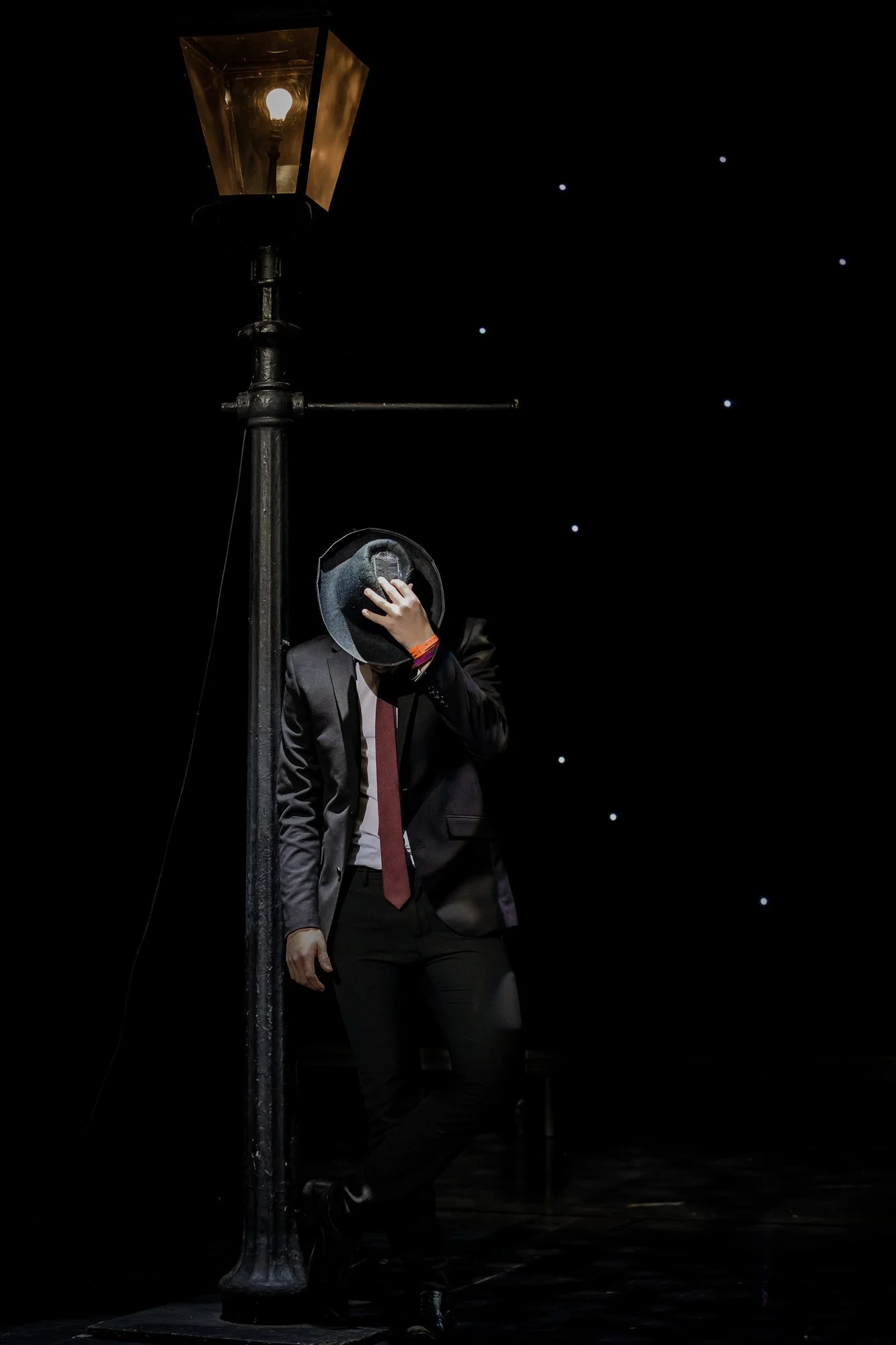 bugsy malone musical theatre production photography on stage with lighting