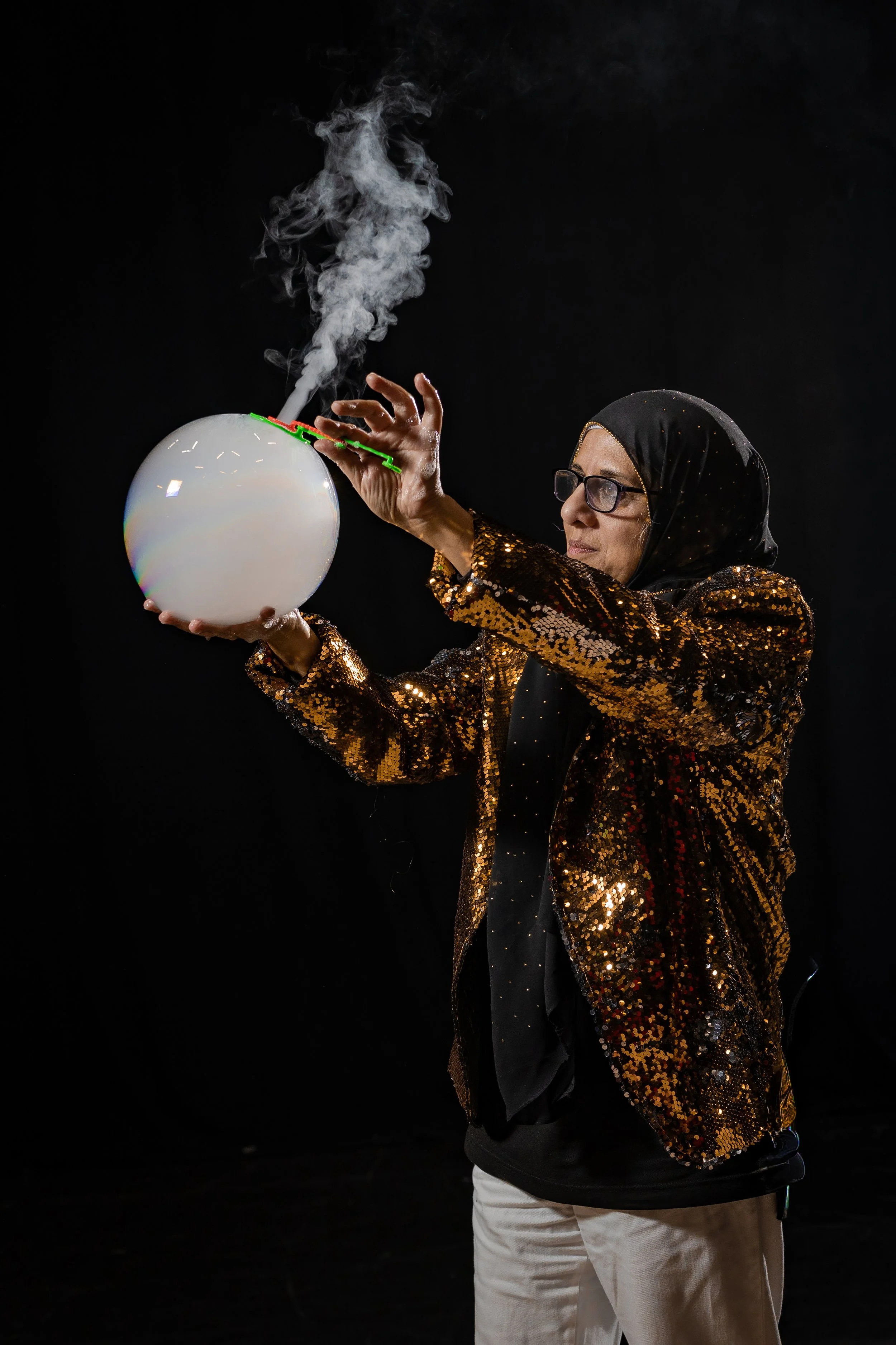 corporate-workshop-photographer-manchester-participant-smoke-bubble-gold-jacket-009.jpg