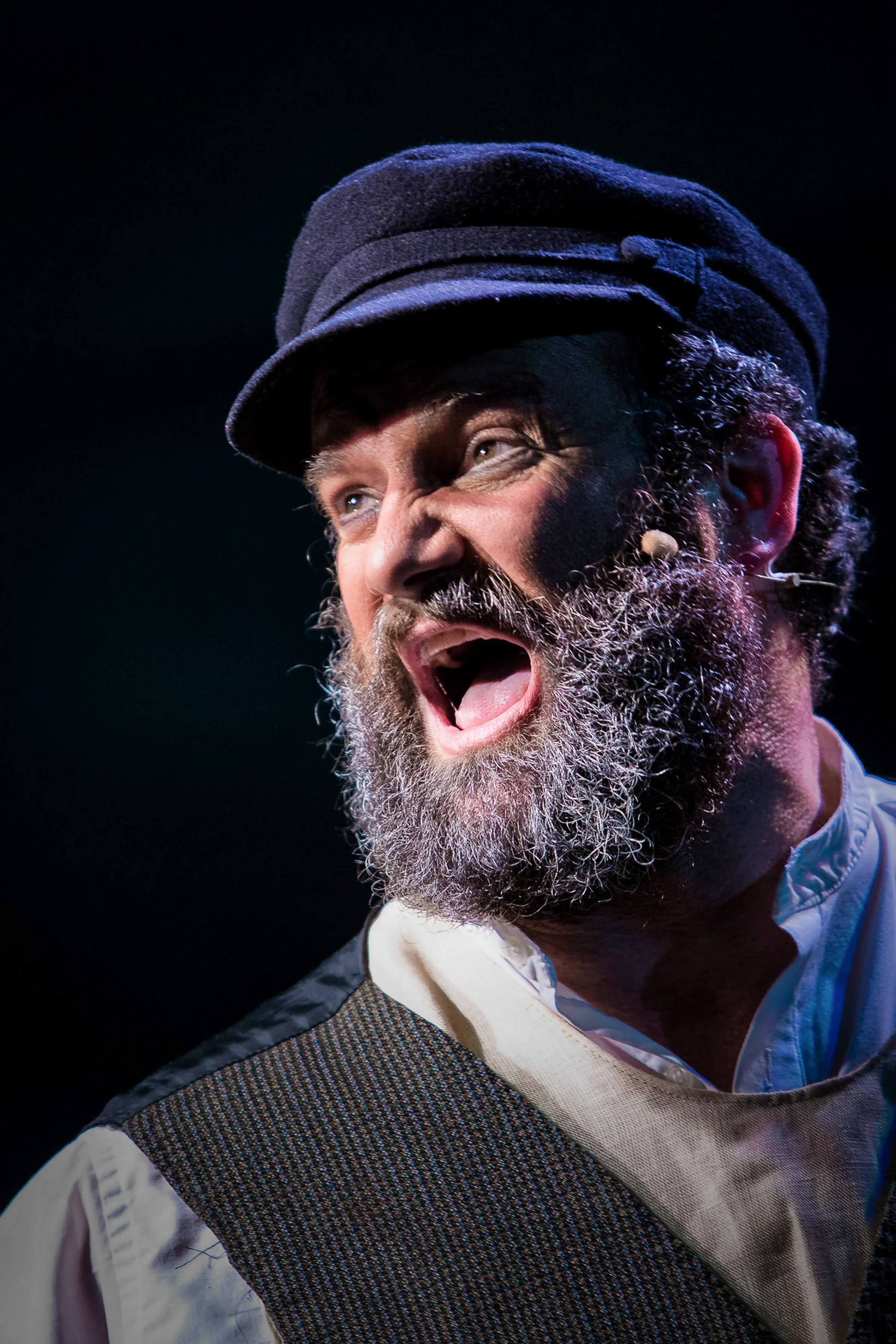 fiddler on the roof musical theatre production dramatic photography on stage with lighting
