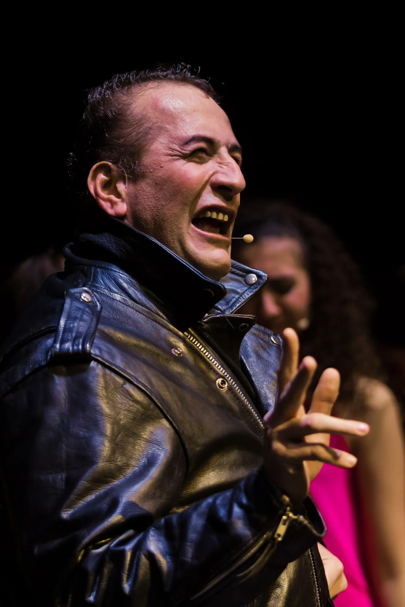 little shop of horrors performance on stage musical theatre production dramatic photography