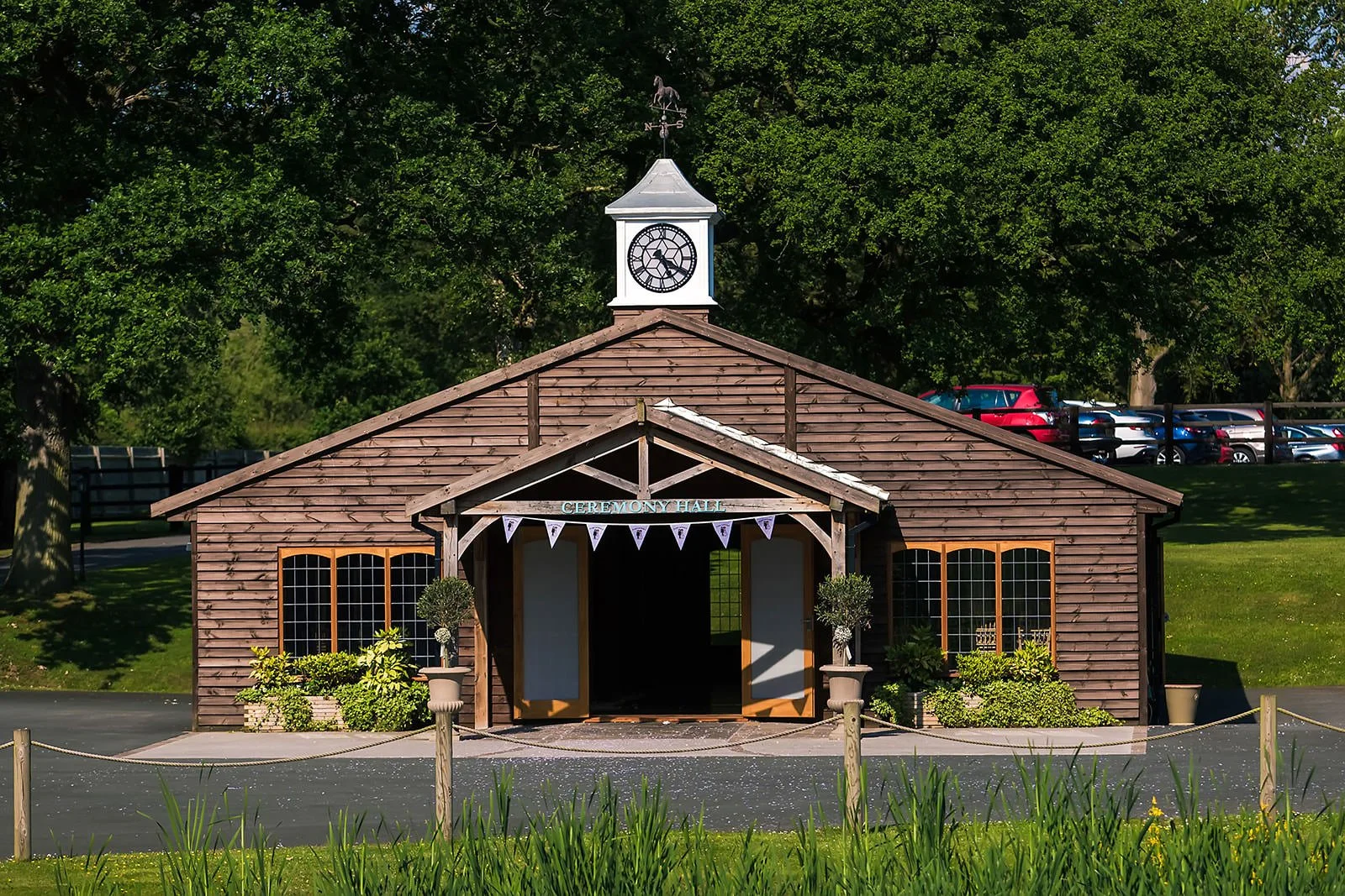 colshaw hall wedding venue in cheshire ceremony room exterior