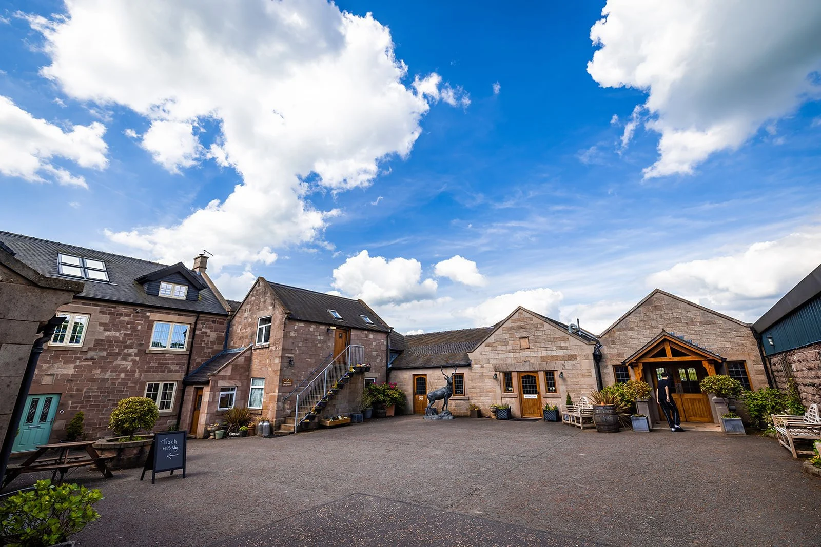 heaton house farm wedding venue exterior