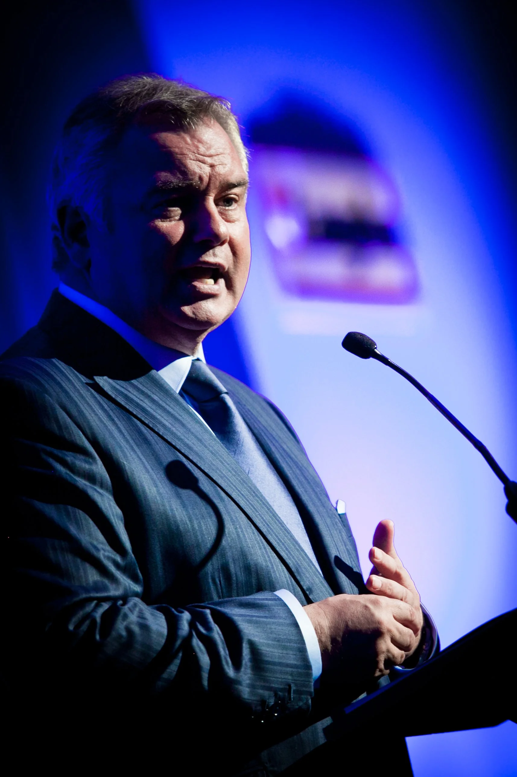 eamonn holmes guest speaker at charity event in manchester deansgate hotel